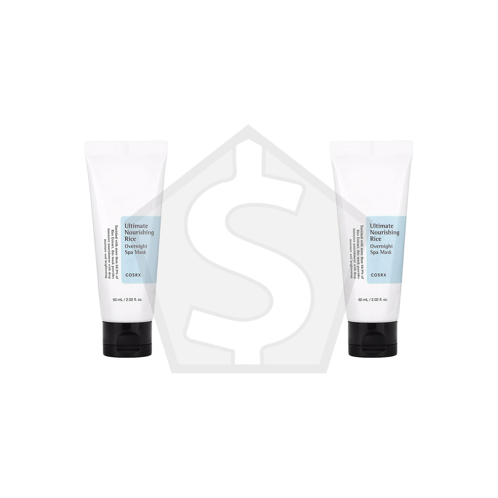 COSRX Ultimate Nourishing Rice Overnight Spa Mask (50g) - Pack of 2