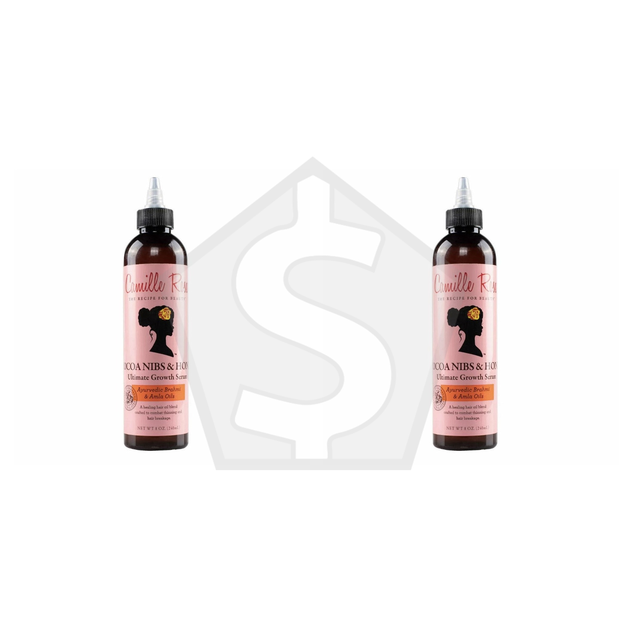 CAMILLE ROSE Cocoa Nibs & Honey Ultimate Growth Serum (8oz) - Pack of 2