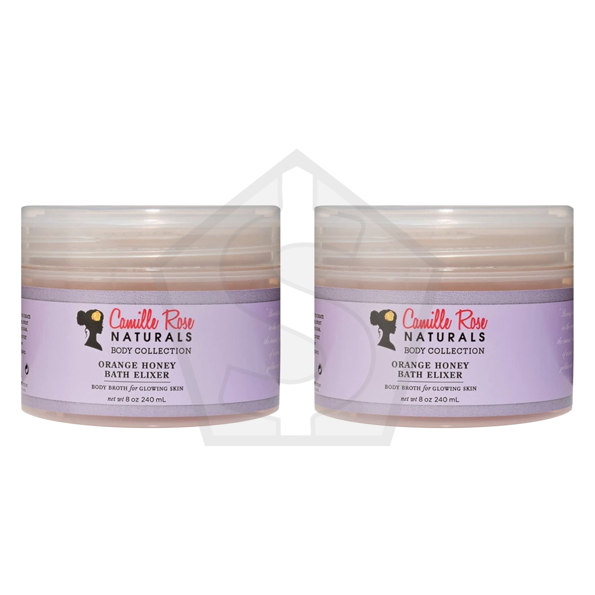 CAMILLE ROSE Orange Honey Bath Elixir (8oz) - Pack of 2