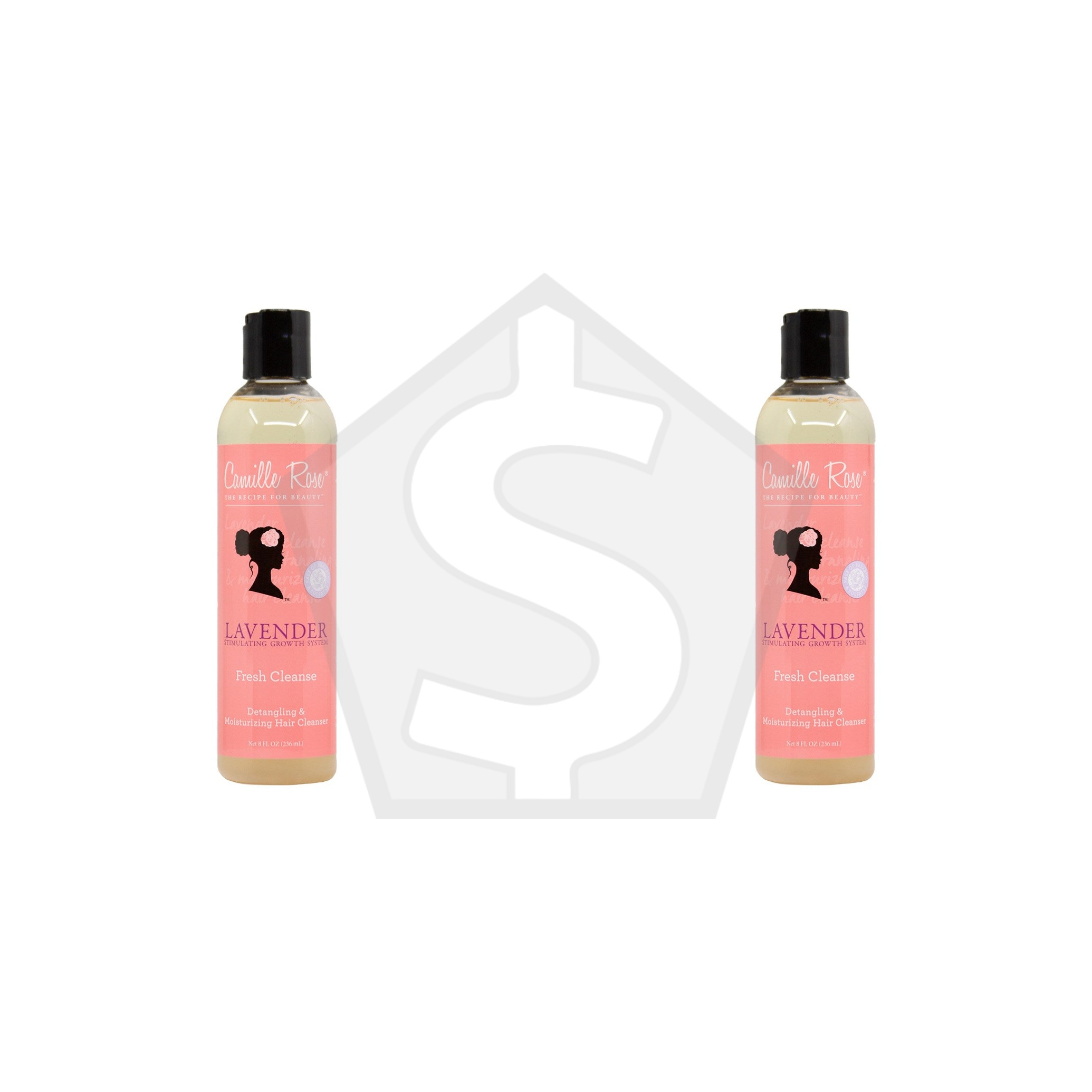 CAMILLE ROSE Lavender Fresh Cleanse Detangling & Moisturizing Hair Cleanser (8oz) - Pack of 2