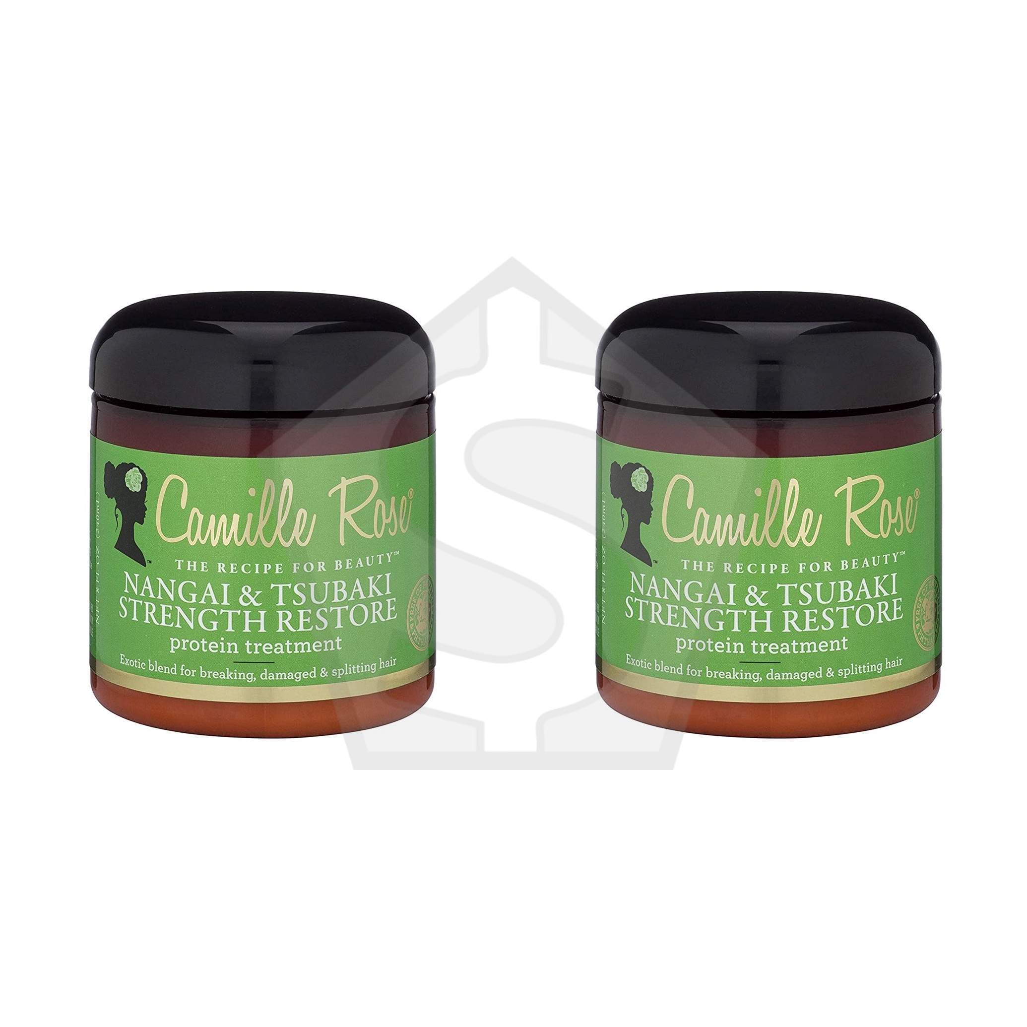 CAMILLE ROSE Nangai & Tsubaki Strength Restore Protein Treatment (8oz) - Pack of 2