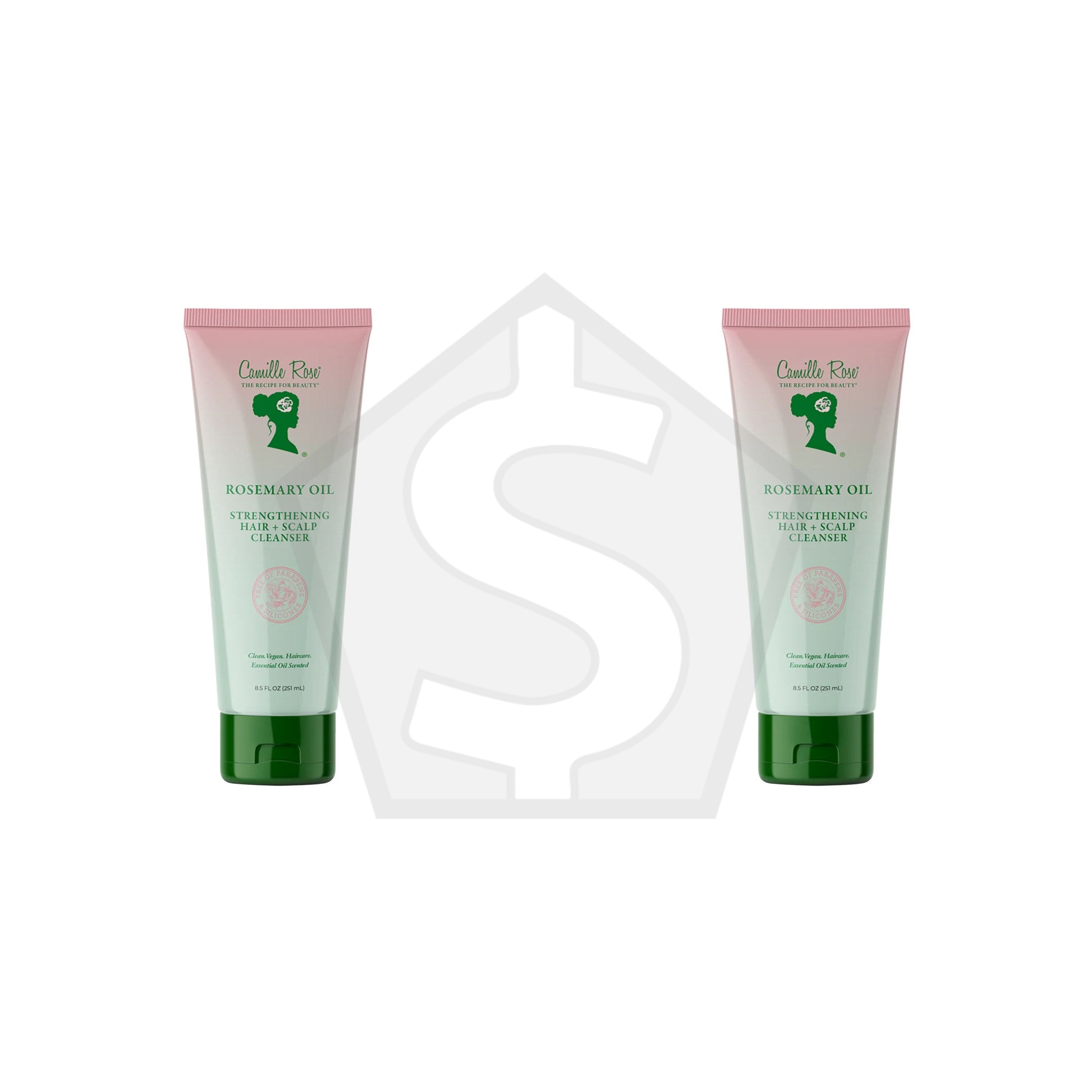 CAMILLE ROSE Rosemary Oil Strengthening Hair & Scalp Cleanser (8.5oz) - Pack of 2