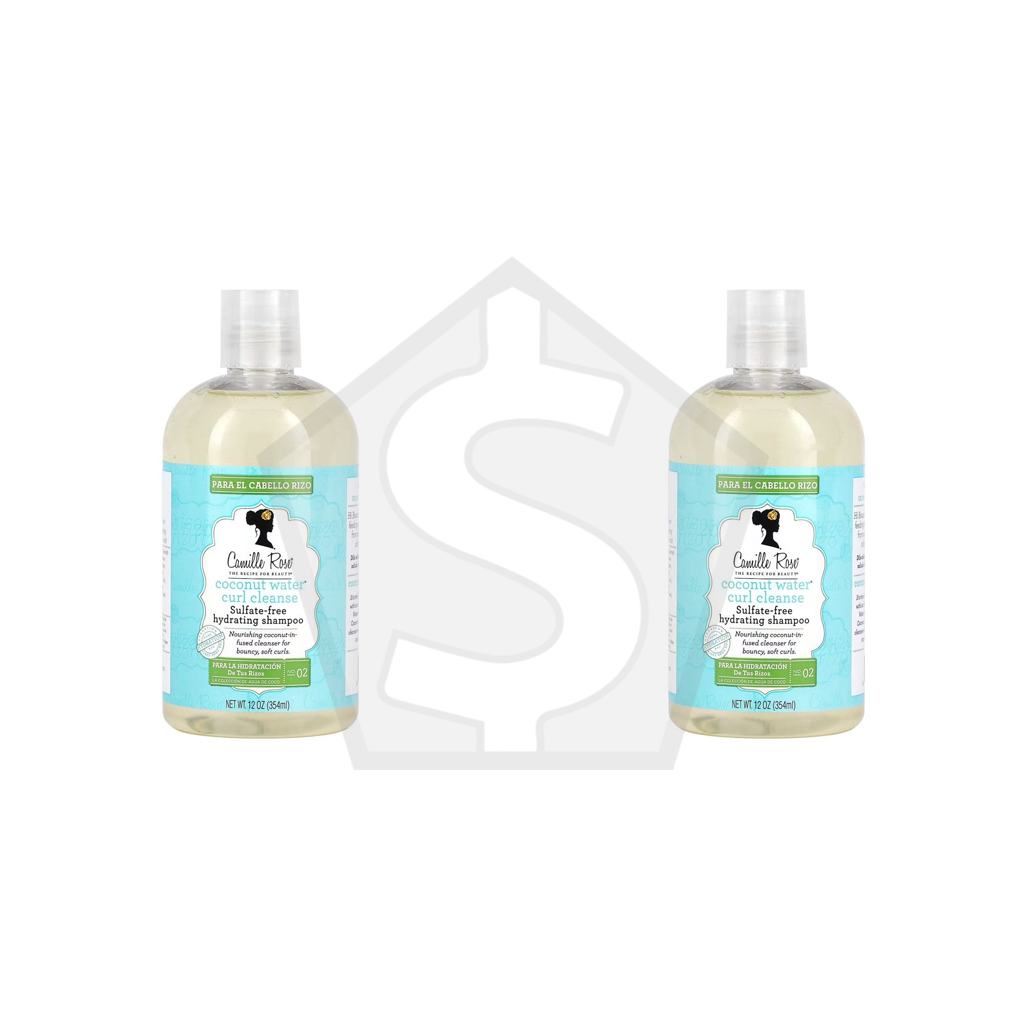 Bundle of 2 - CAMILLE ROSE Coconut Water Shampoo (12oz)