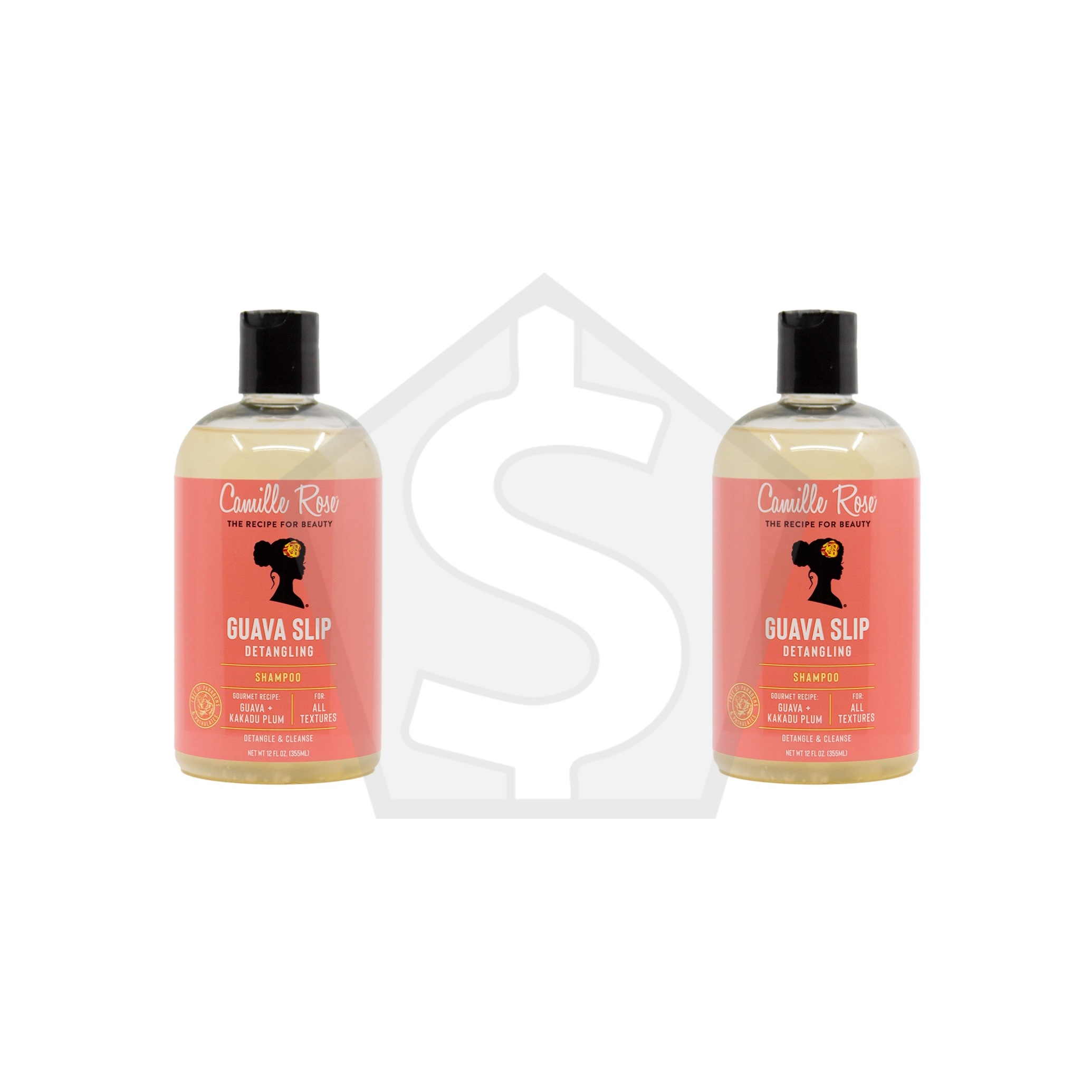 CAMILLE ROSE Guava Slip Detangling Shampoo (12oz) - Pack of 2