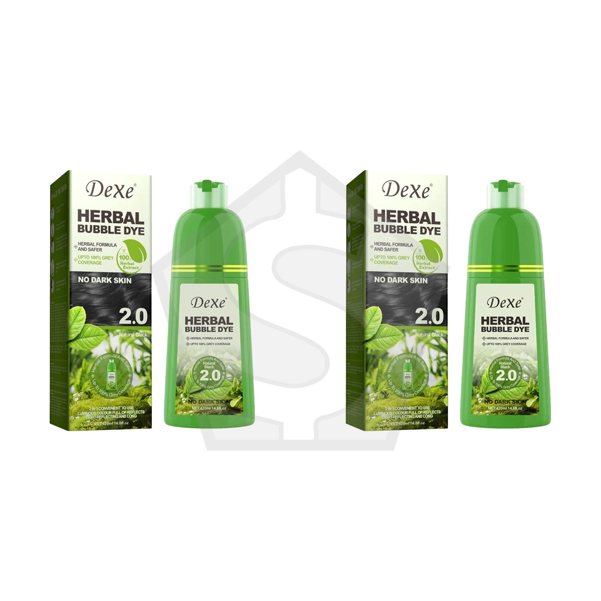 Bundle of 2 - DEXE Herbal Bubble Dye (420ml)