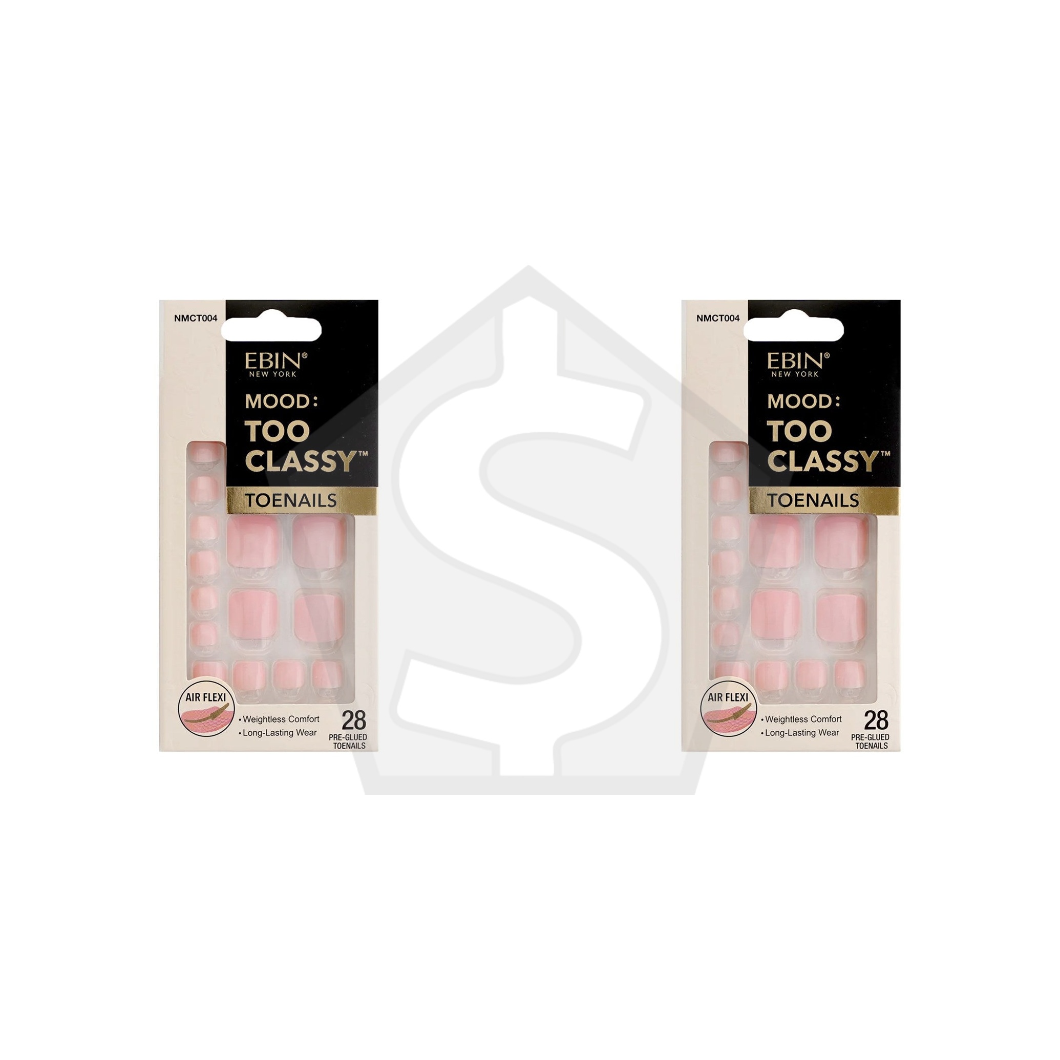 EBIN Mood Too Classy Toenails - NMCT004 - Pack of 2