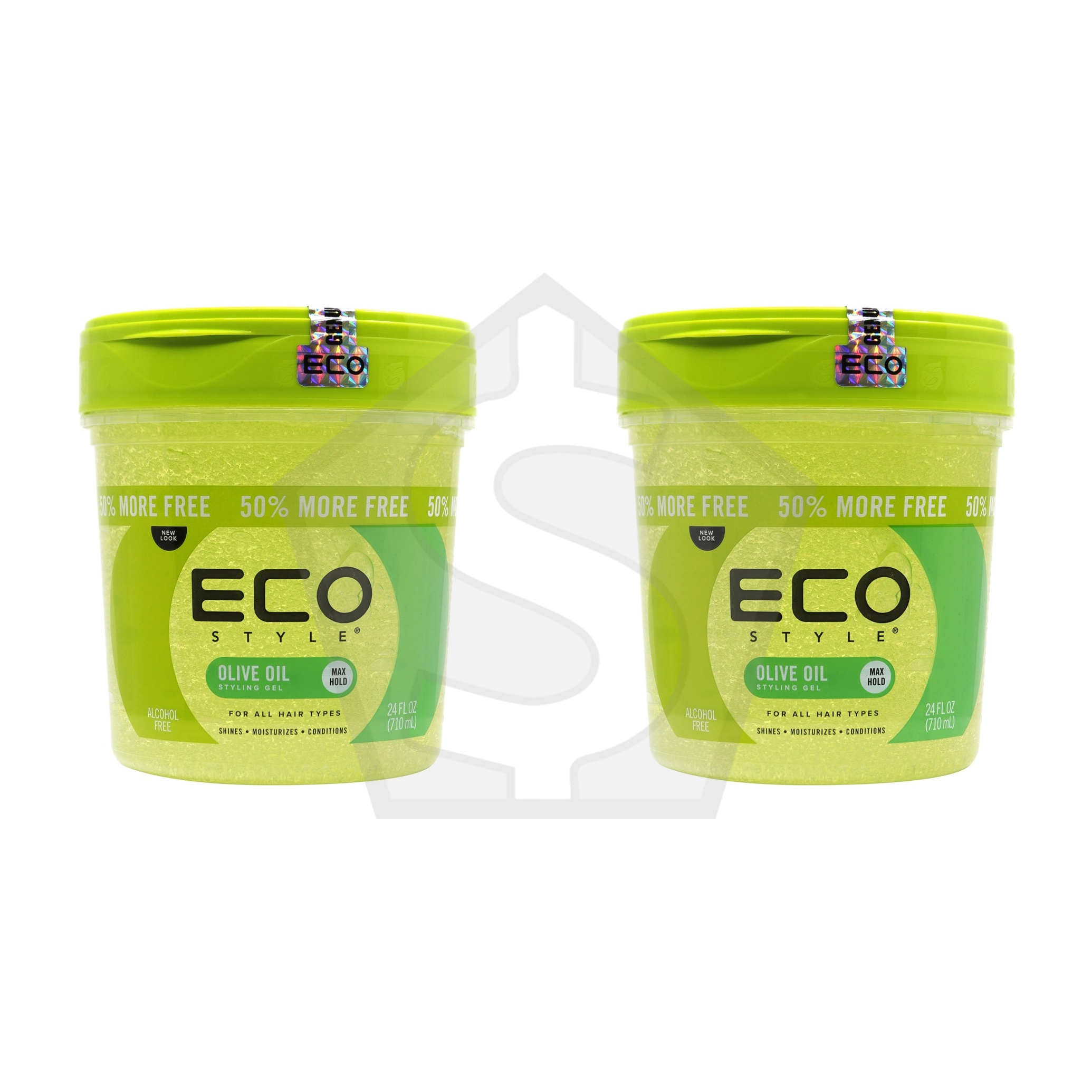 ECO Styling Gel - 24oz (Bonus Size of 16oz) / Olive Oil - Pack of 2