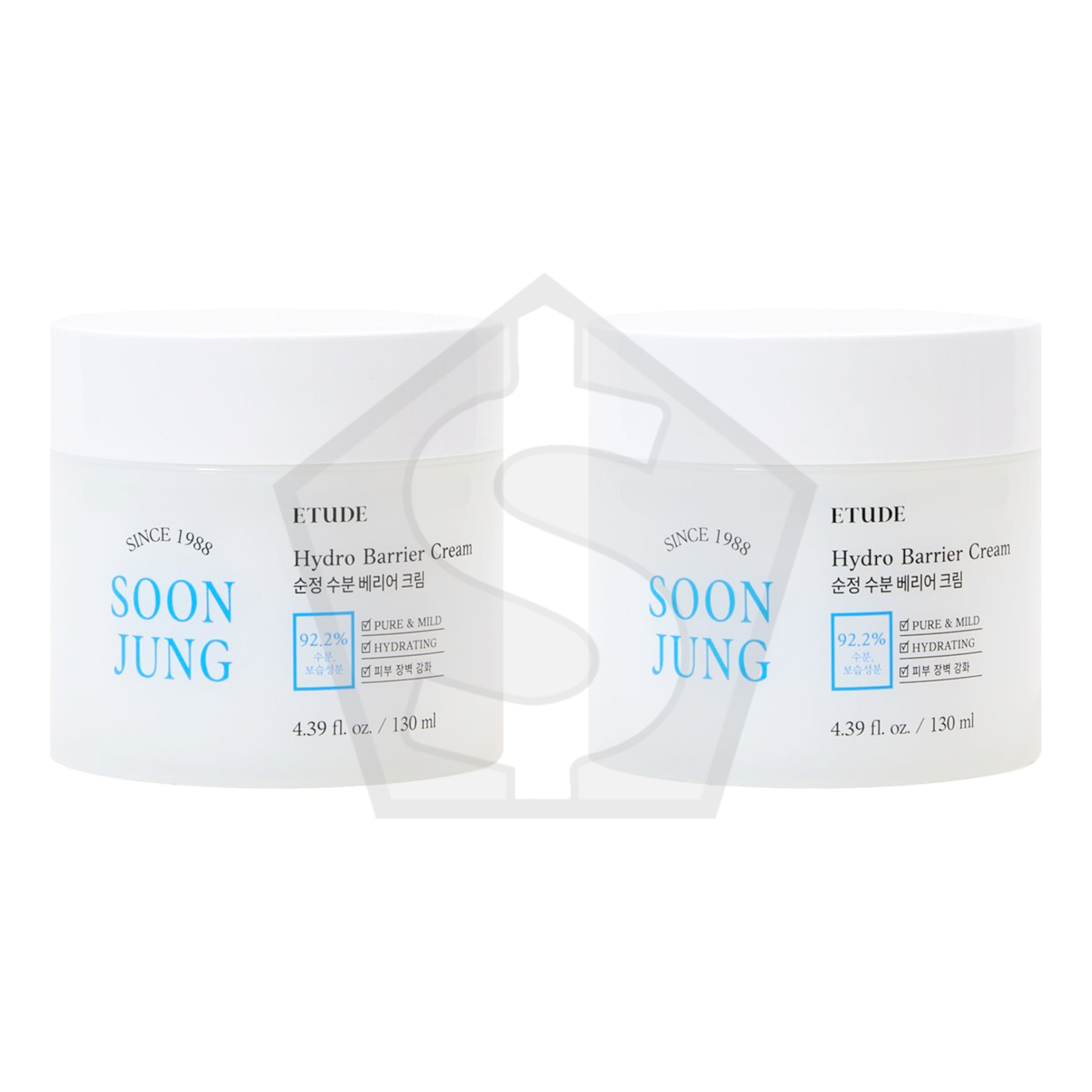 ETUDE SOONJUNG Hydro Barrier Cream130ml(21AD) - Pack of 2