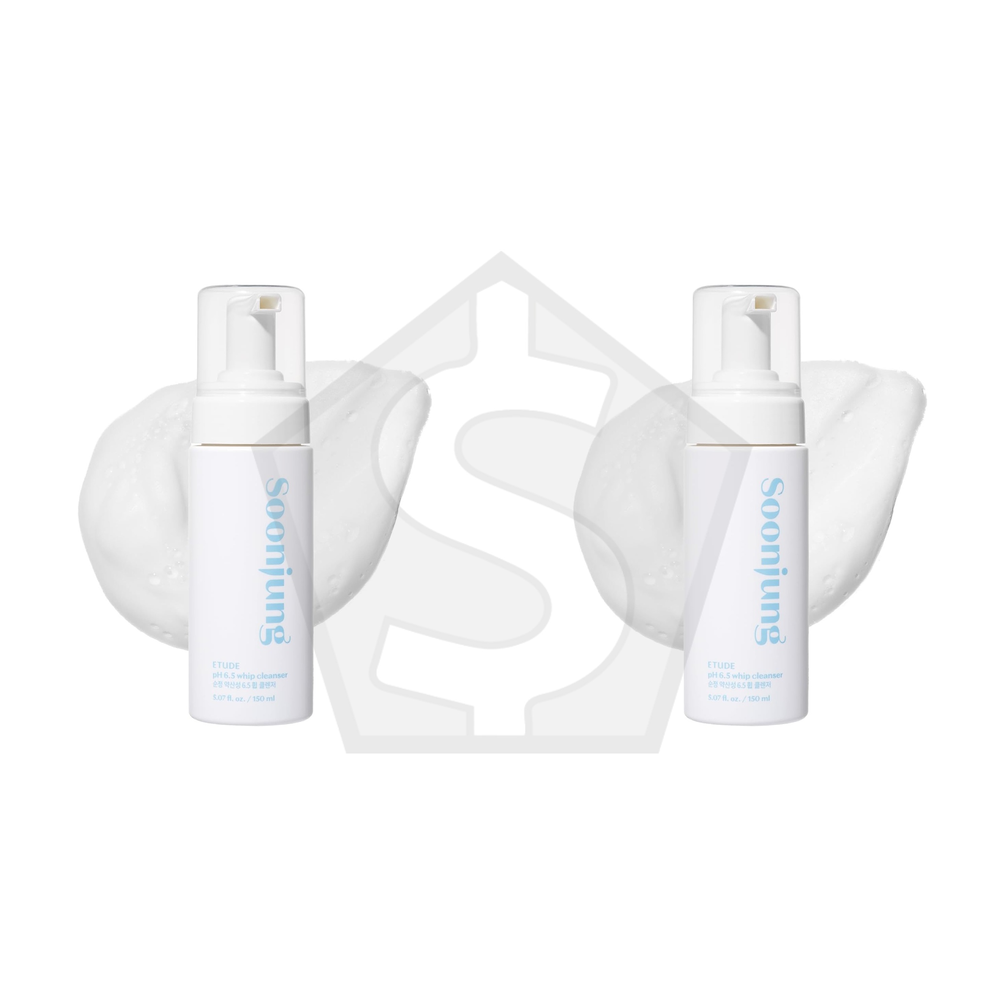 ETUDE SOONJUNG Whip Cleanser 150ml(23AD) - Pack of 2