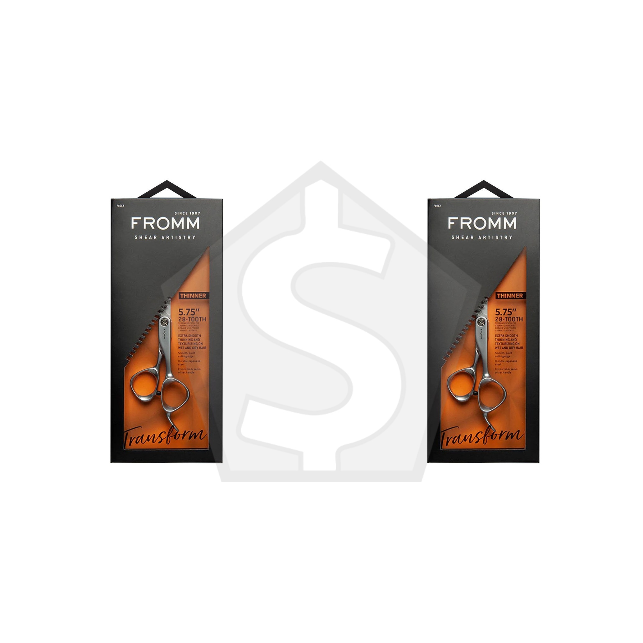 Bundle of 2 - FROMM Transform Hair Cutting (5.75'') - 28 Thooth Thinner