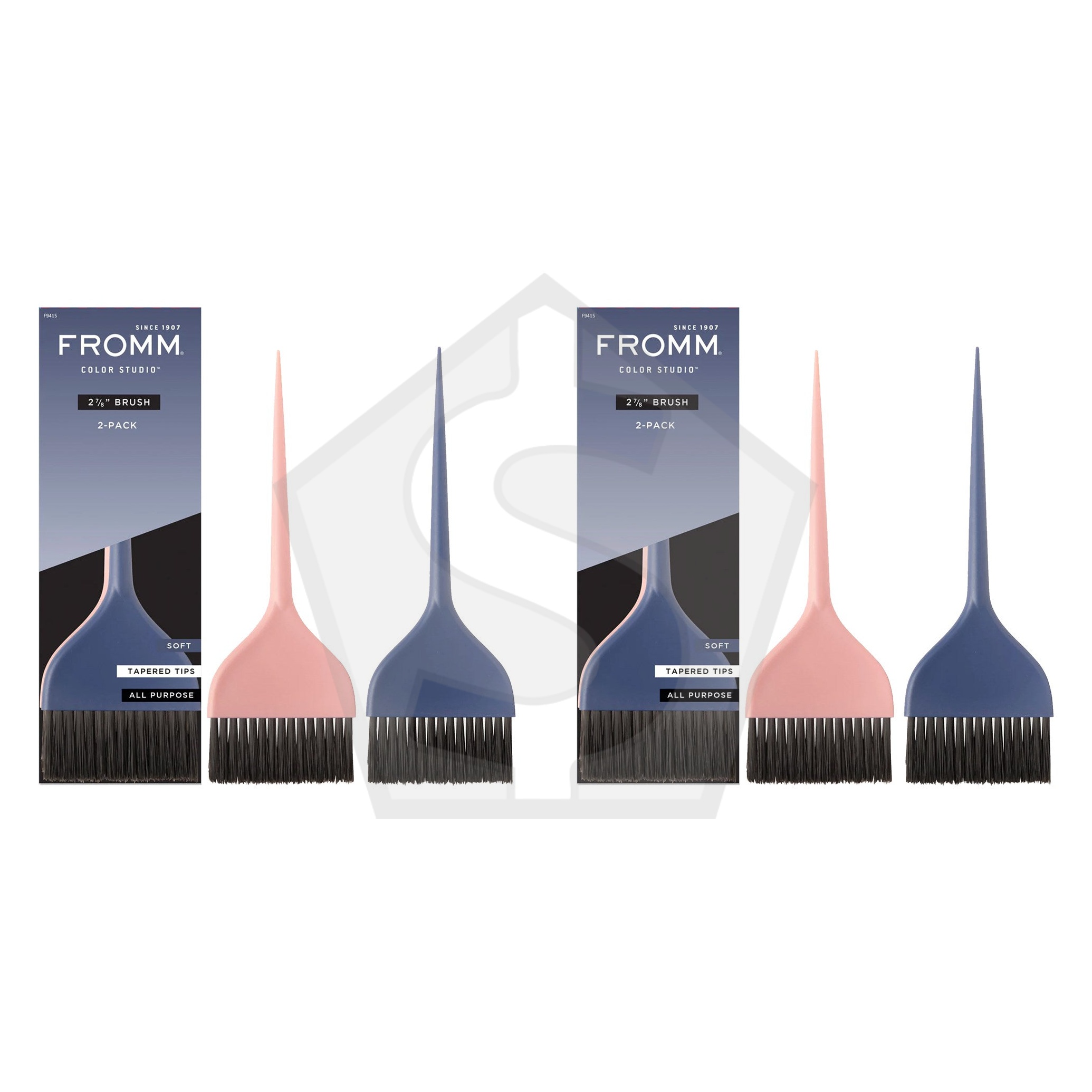 FROMM Soft Color Brushes - 2 7/8" (2 Pack) - Pack of 2
