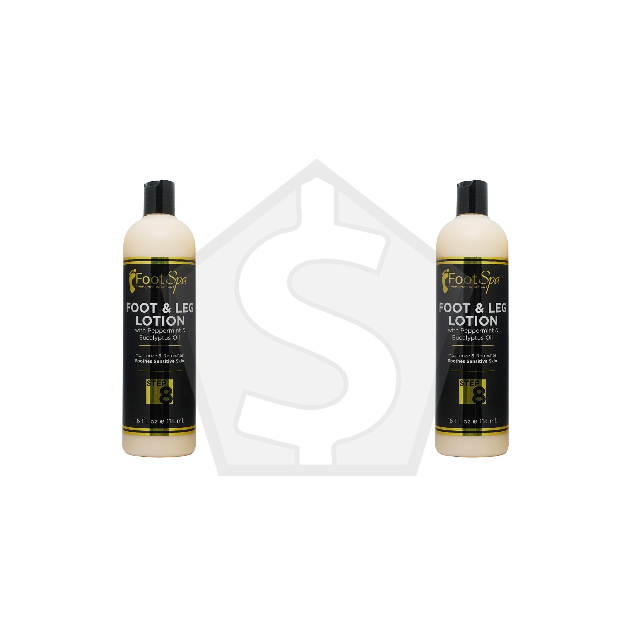 FOOT SPA Aloe Foot &  Leg Lotion - 16oz - Pack of 2