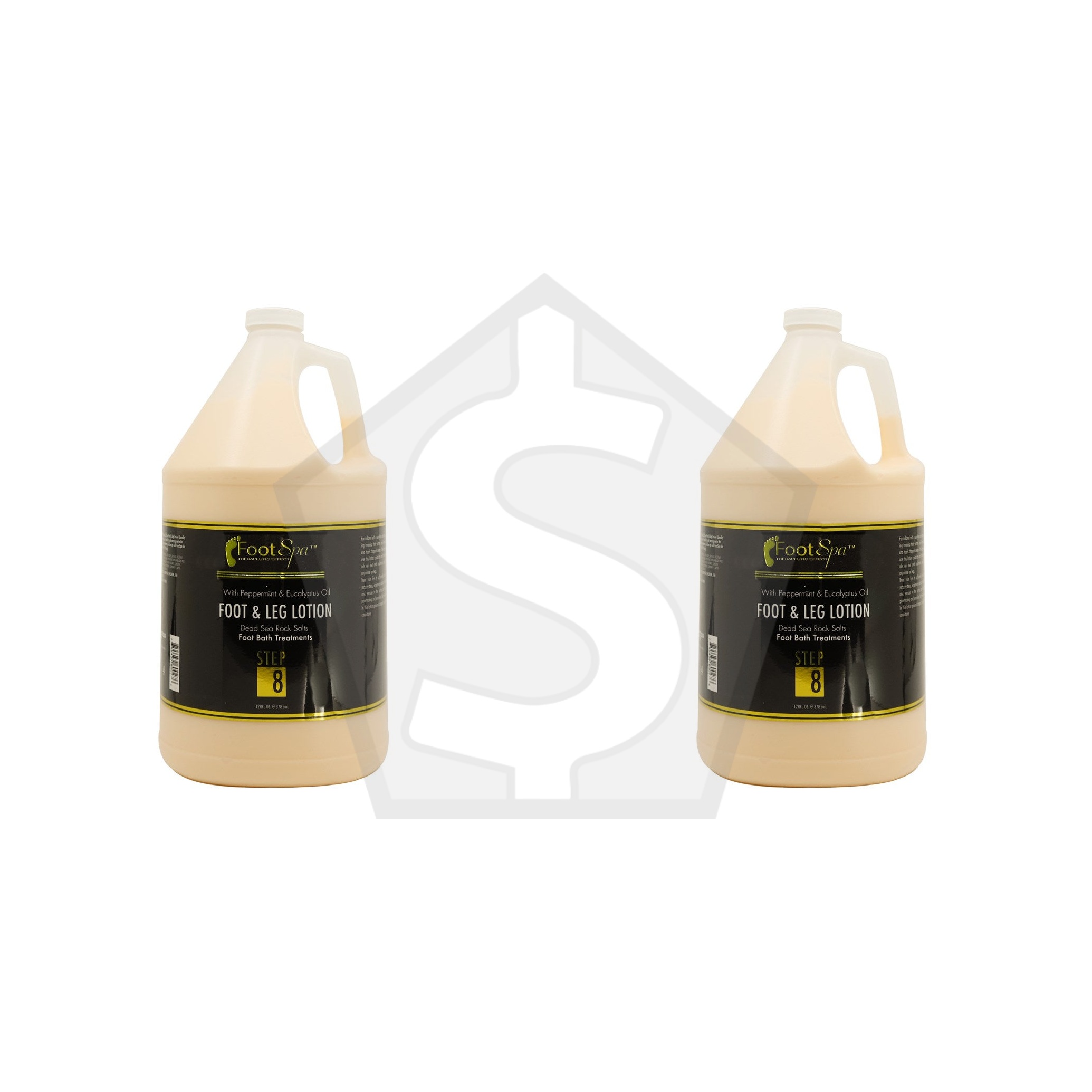 FOOT SPA Aloe Foot &  Leg Lotion - Gallon - Pack of 2