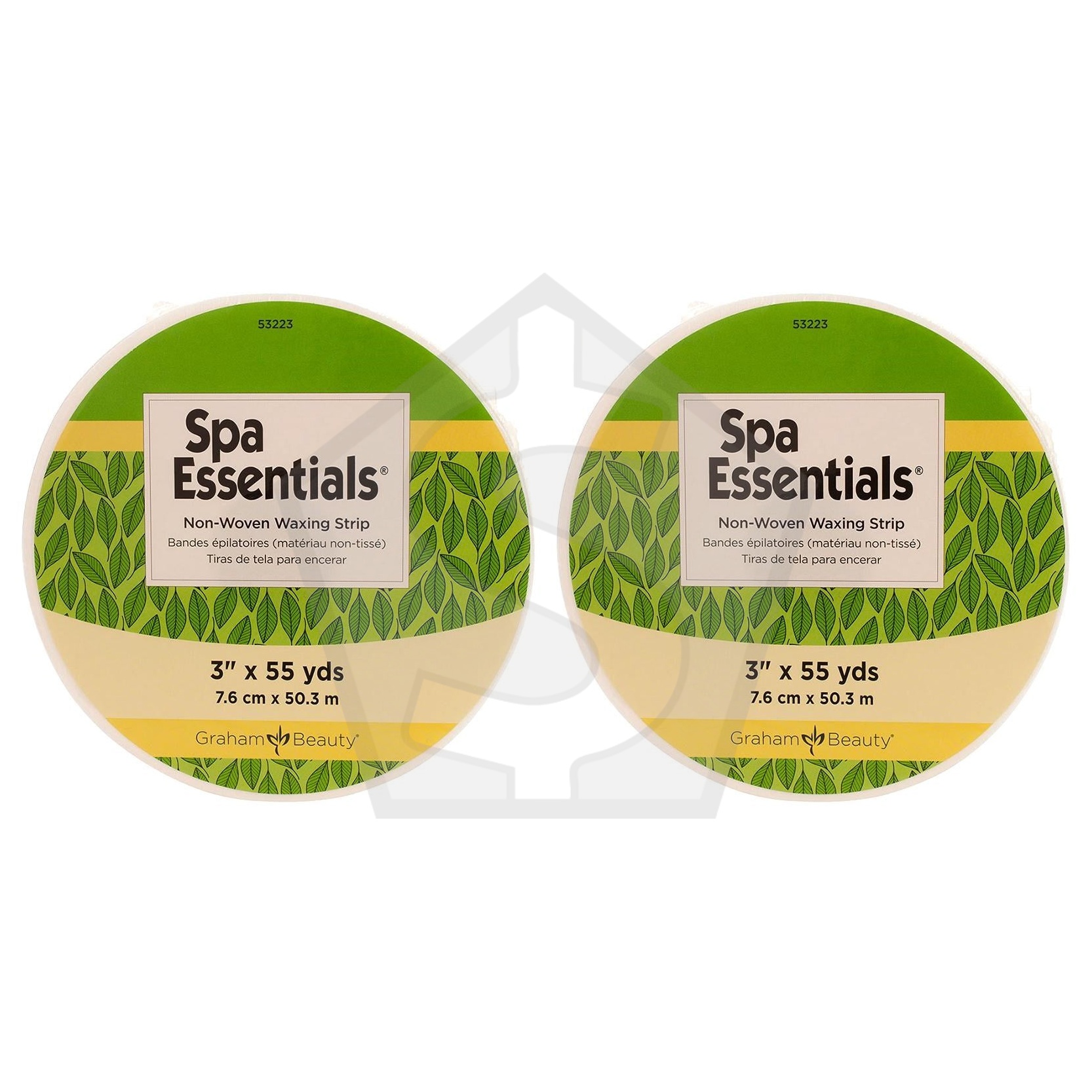 GRAHAM BEAUTY Spa Essentials Non-Woven Waxing Strip Roll (3inch x 55yard) - Pack of 2