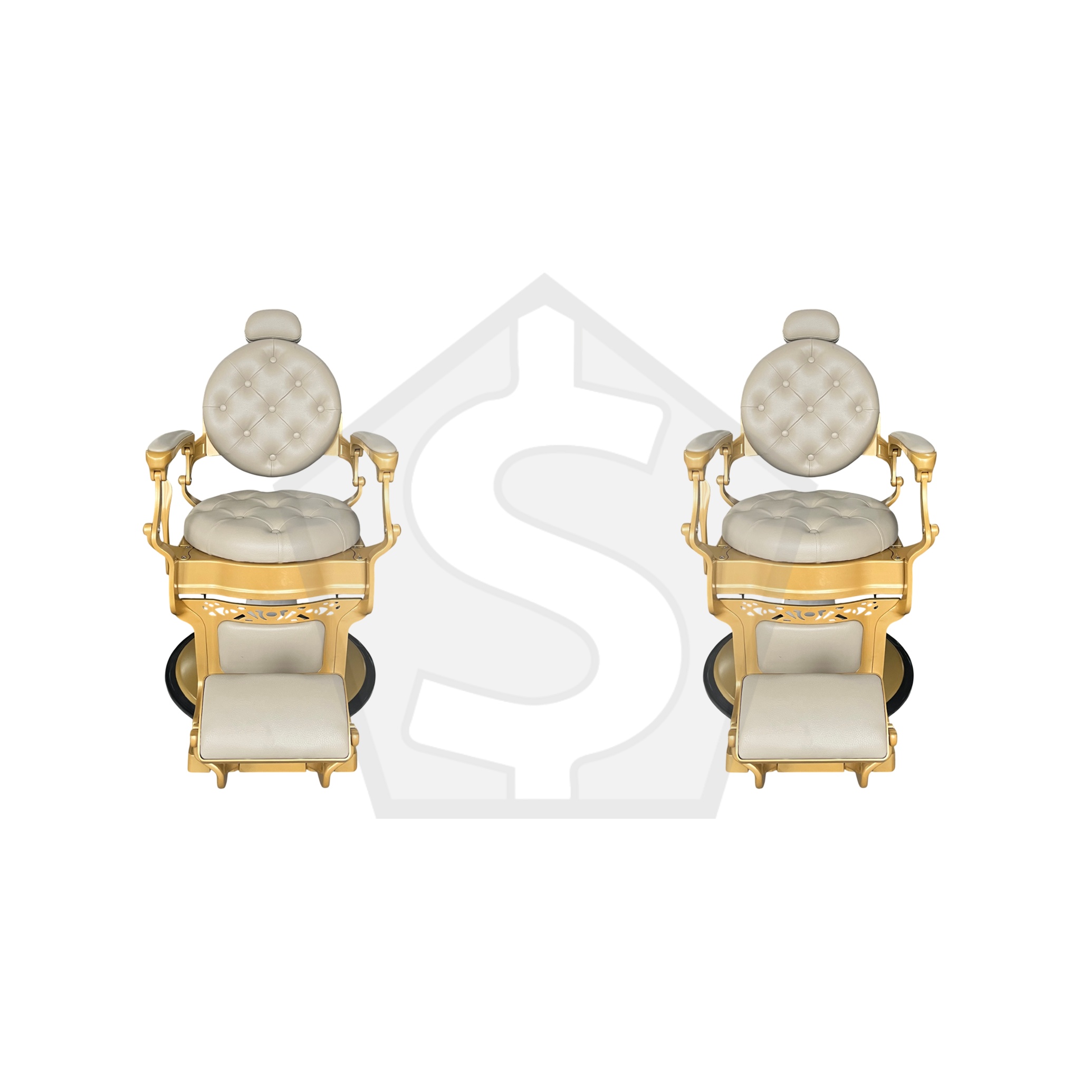 Gen'C Beauty Heavy Duty Barber Chair BCM08 - Pack of 2