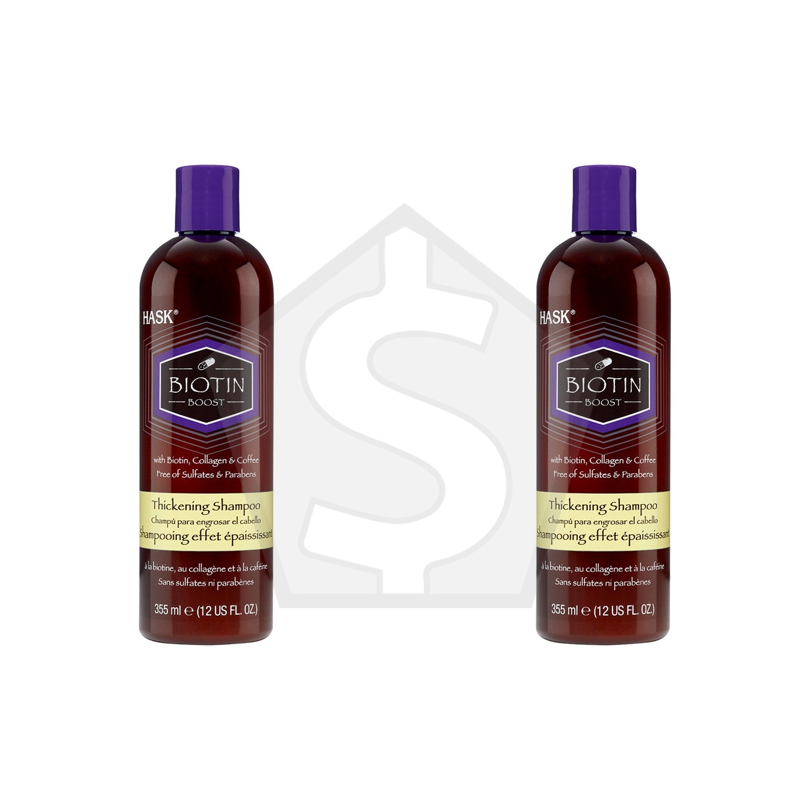 Bundle of 2 - HASK Biotin Boost Thickening Shampoo (12oz)