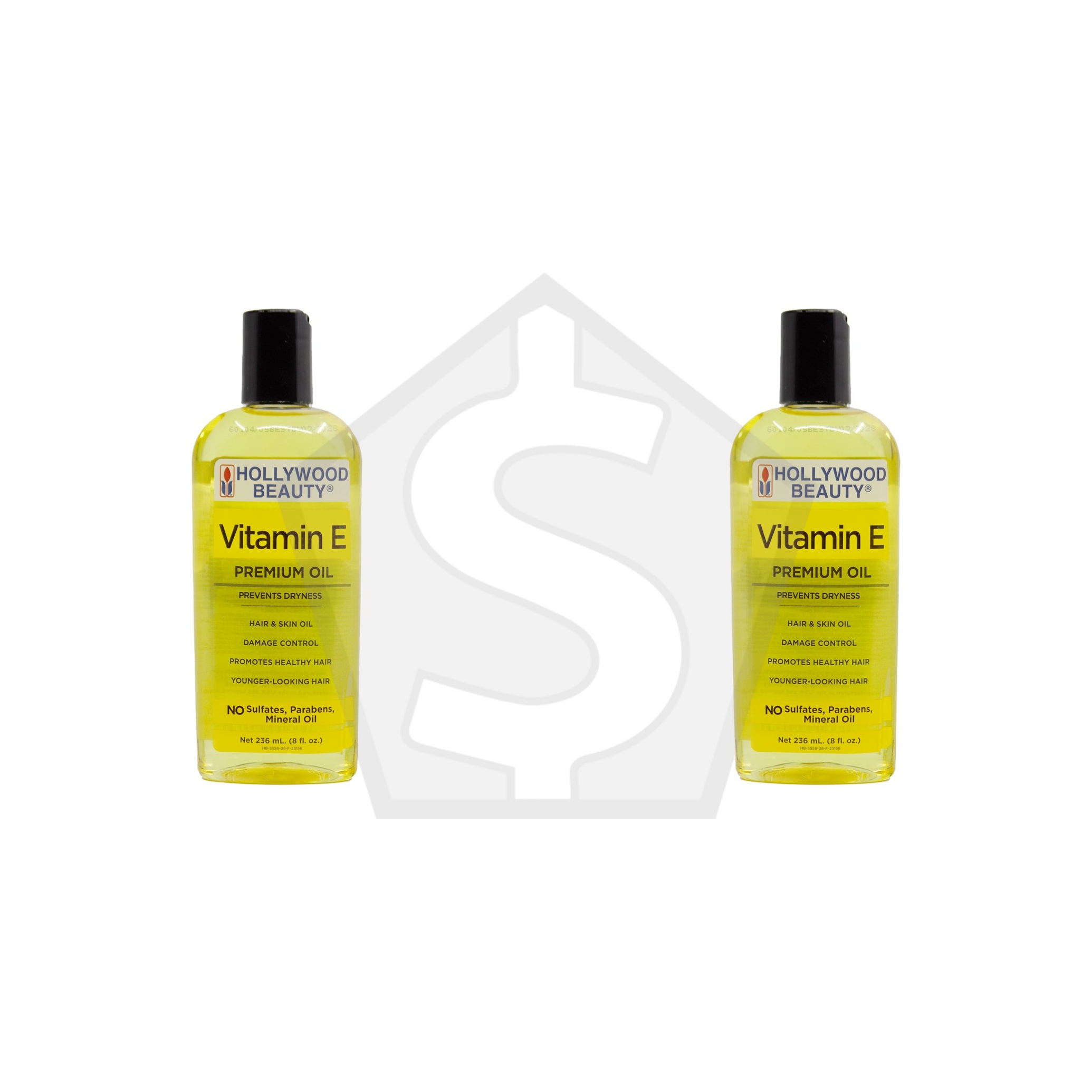 HOLLYWOOD BEAUTY Vitamin E Oil - 8oz - Pack of 2