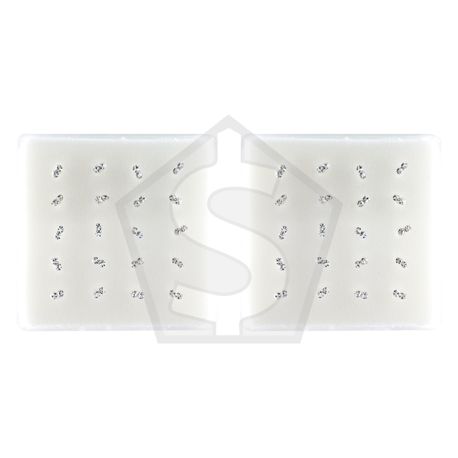 Bundle of 2 - INTERVISION 925 Stering Silver Nose Stud - Silver / NP19009-12