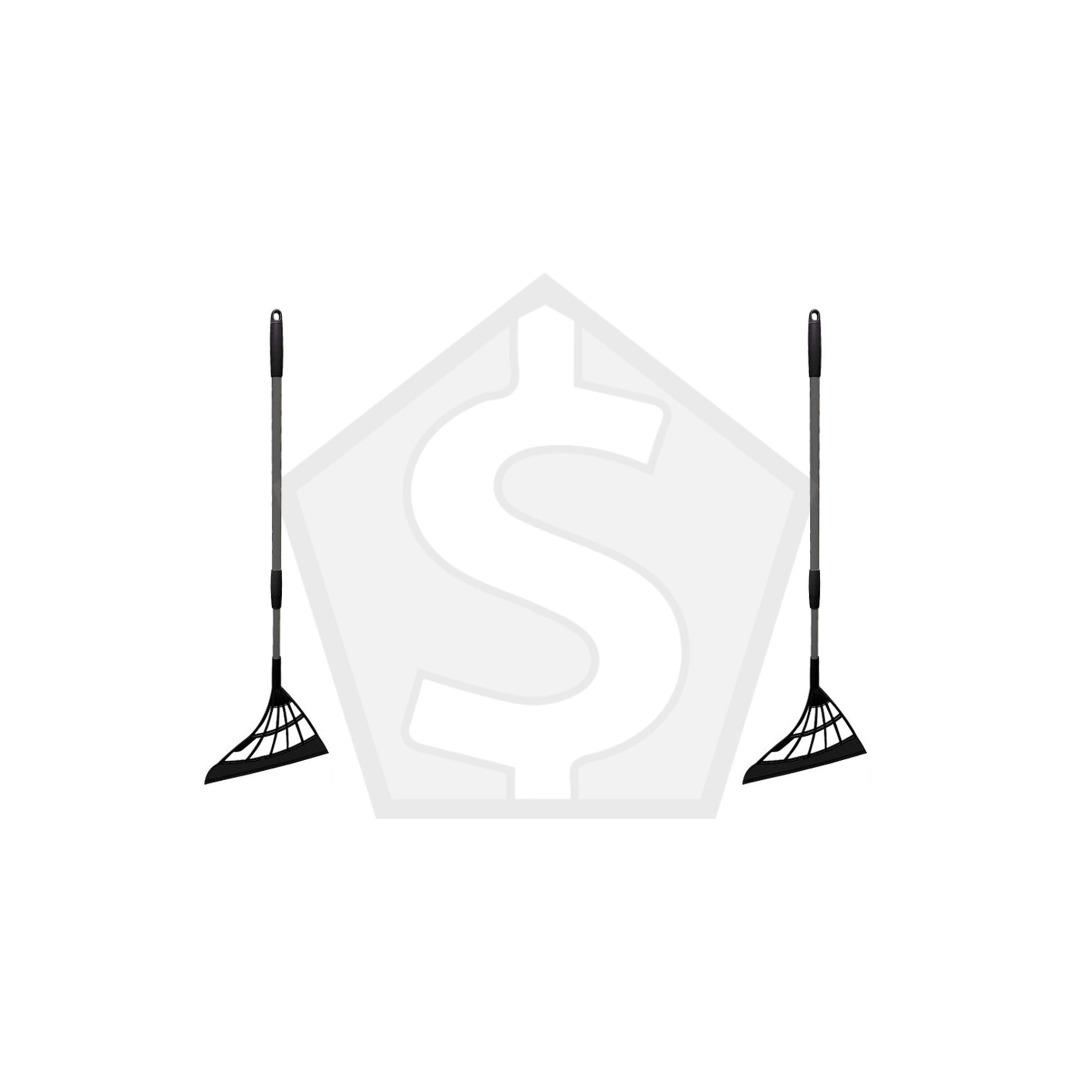 3JALBI Super Broom - Black - Pack of 2