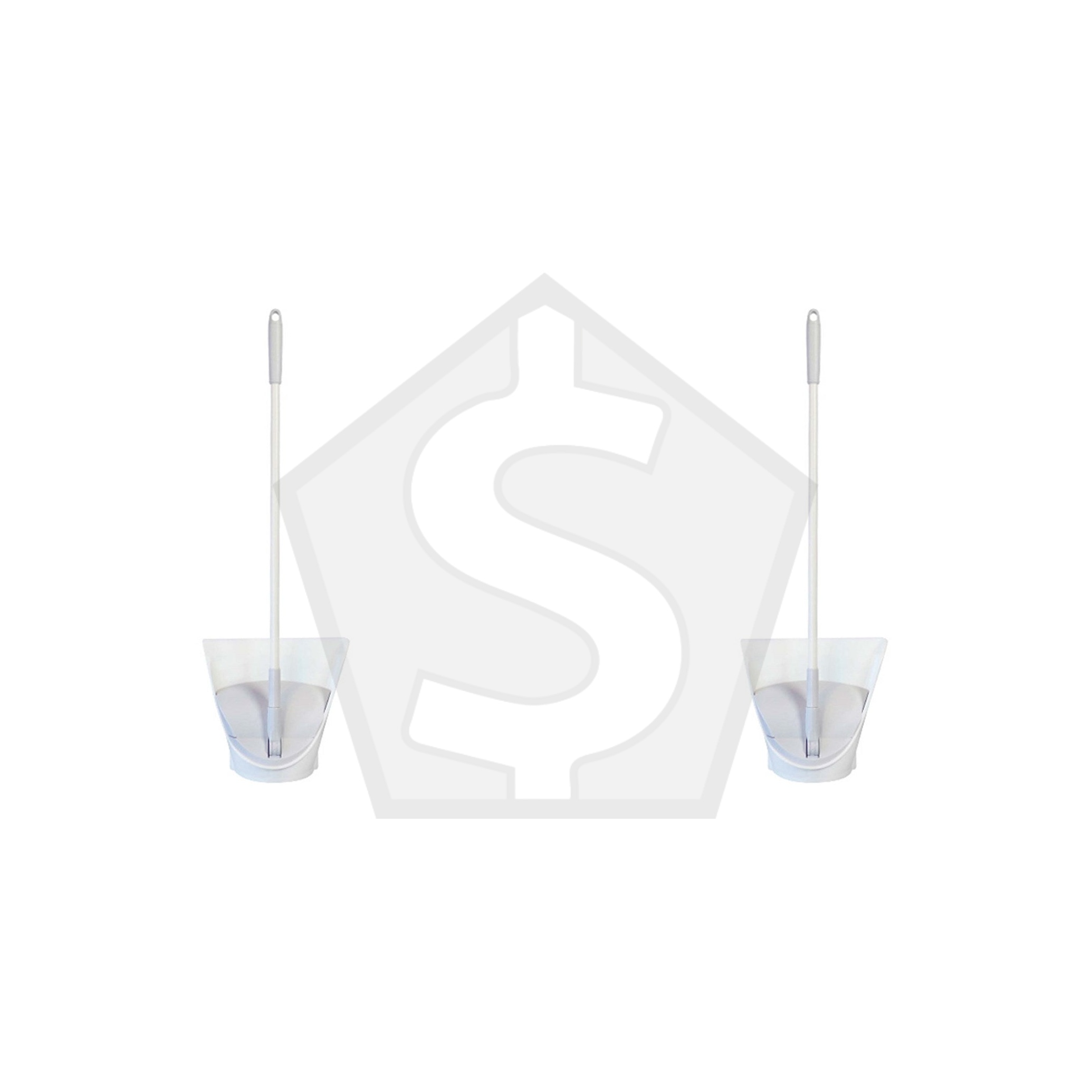 3JALBI Semi Automatic Dustpan - Gray - Pack of 2