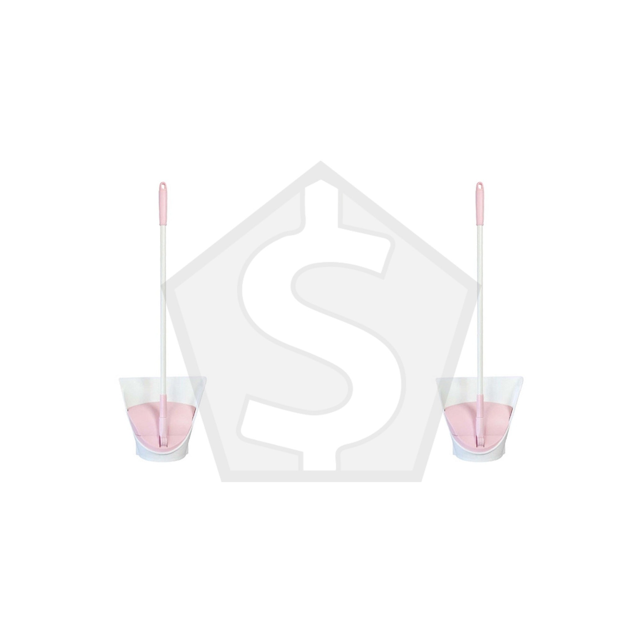 Bundle of 2 - 3JALBI Semi Automatic Dustpan - Pink