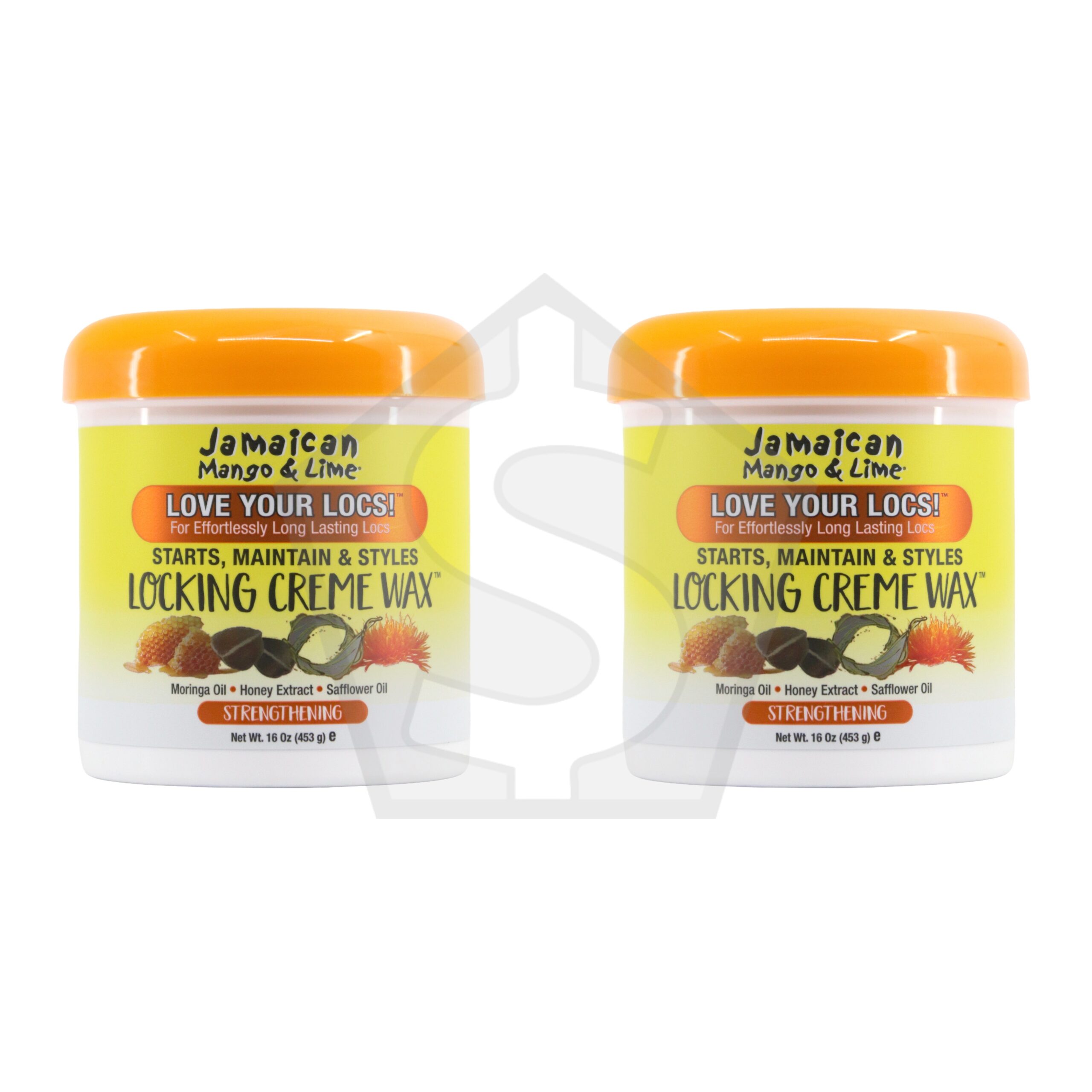JAMAICAN MANGO & LIME Locking Creme Wax (13.4oz) - Pack of 2