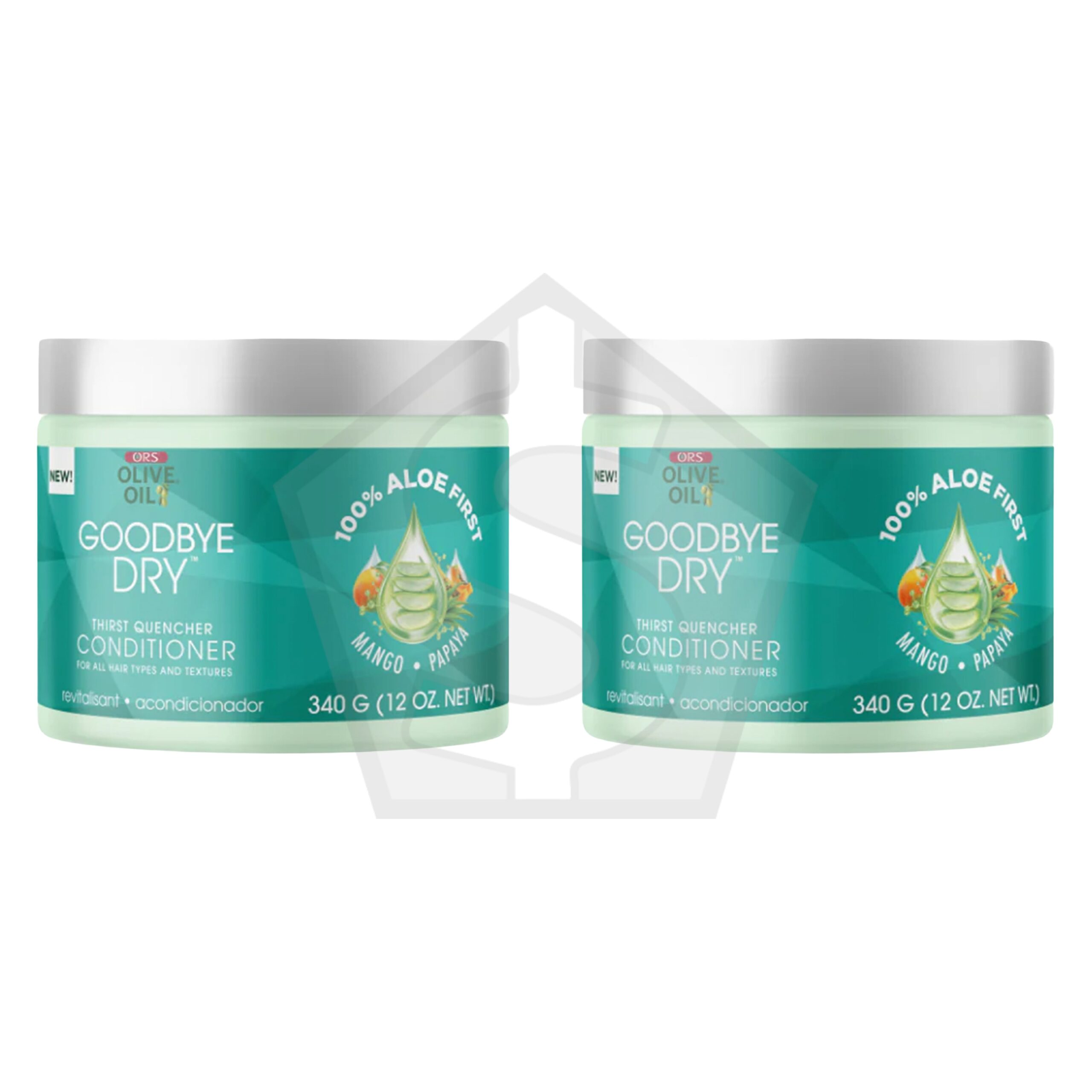 ORS Olive Oil Goodbye Dry Thirst Quencher Conditioner (12oz) - Pack of 2