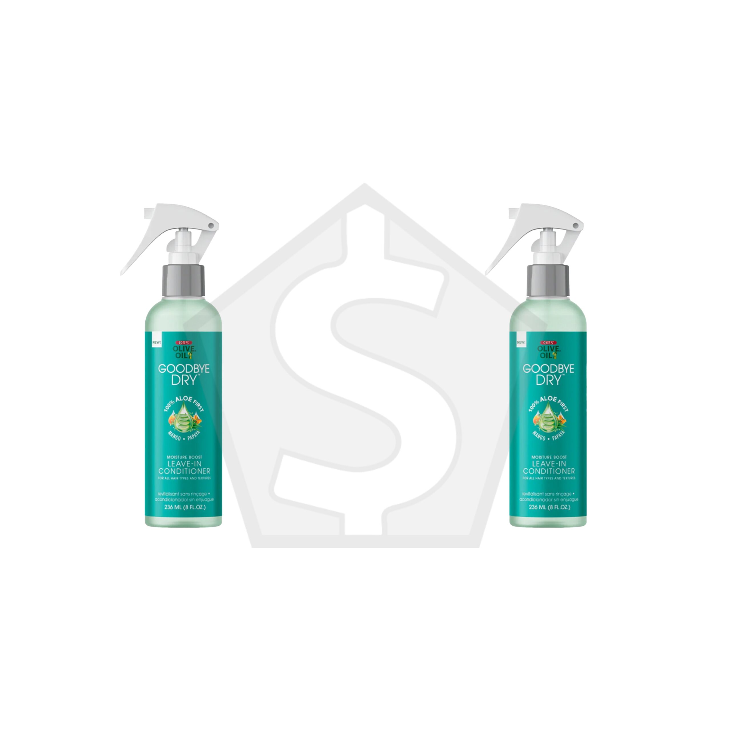 ORS Olive Oil Goodbye Dry Moisture Boost Leave-In Conditioner (8oz) - Pack of 2