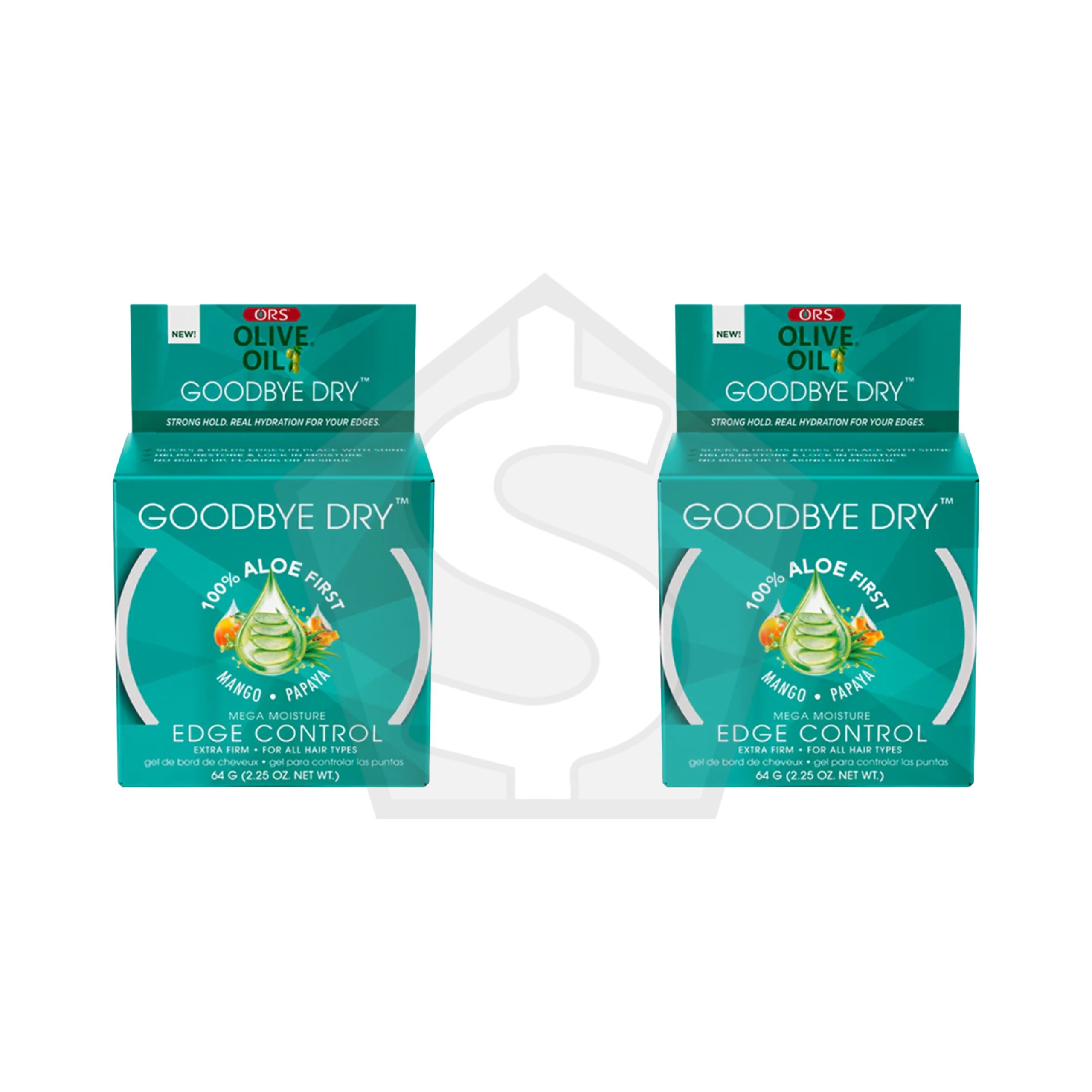 ORS Olive Oil Goodbye Dry Mega Moisture Edge Control (2.25oz) - Pack of 2