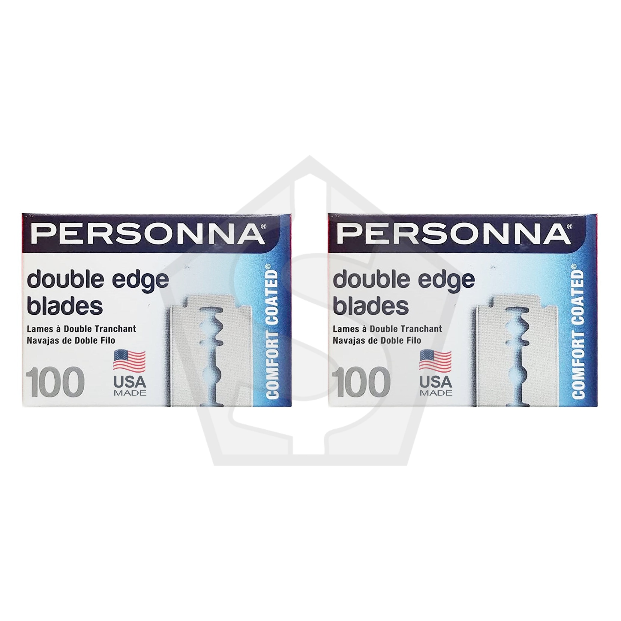 Bundle of 2 - PERSONNA 100pc Double Edge Blades