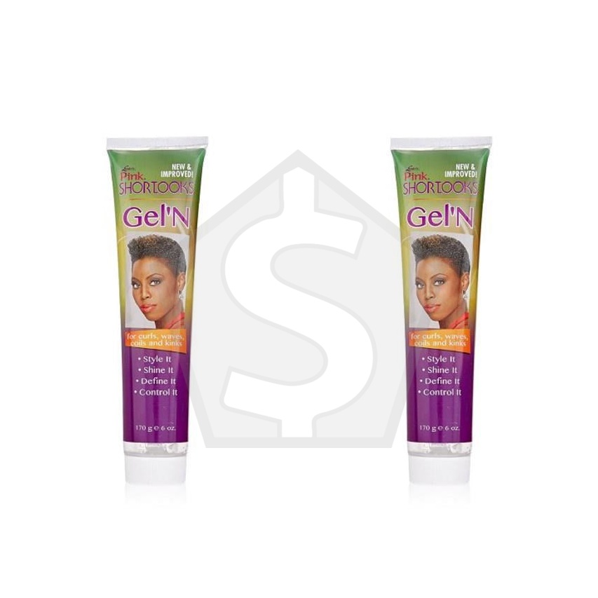 Bundle of 2 - PINK Shortlooks Gel'n Tube (6oz)