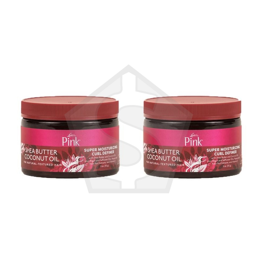 Bundle of 2 - PINK Shea Butter Coconut Oil Super Moisturizing Curl Definer (11oz)