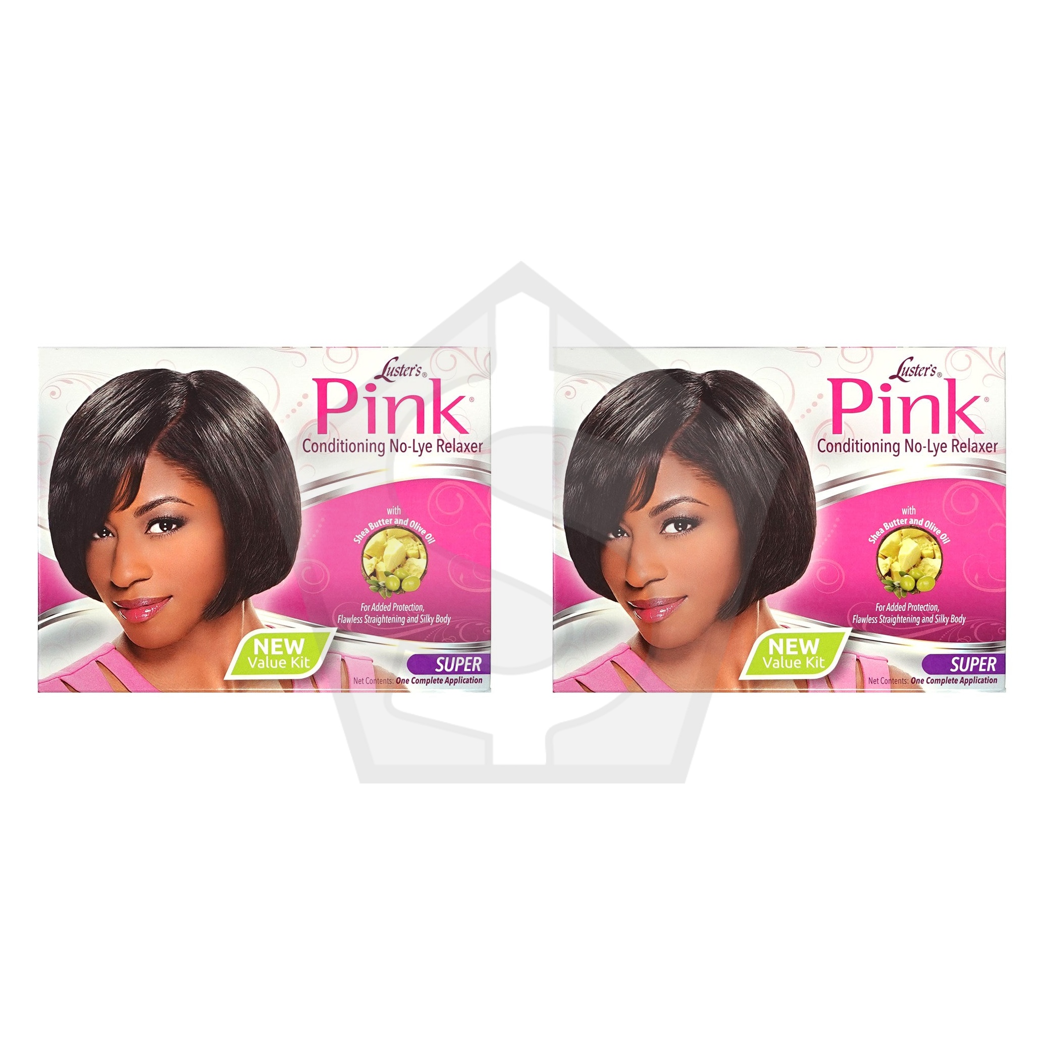Bundle of 2 - PINK Conditioning No-Lye Relaxer Kit [Super]