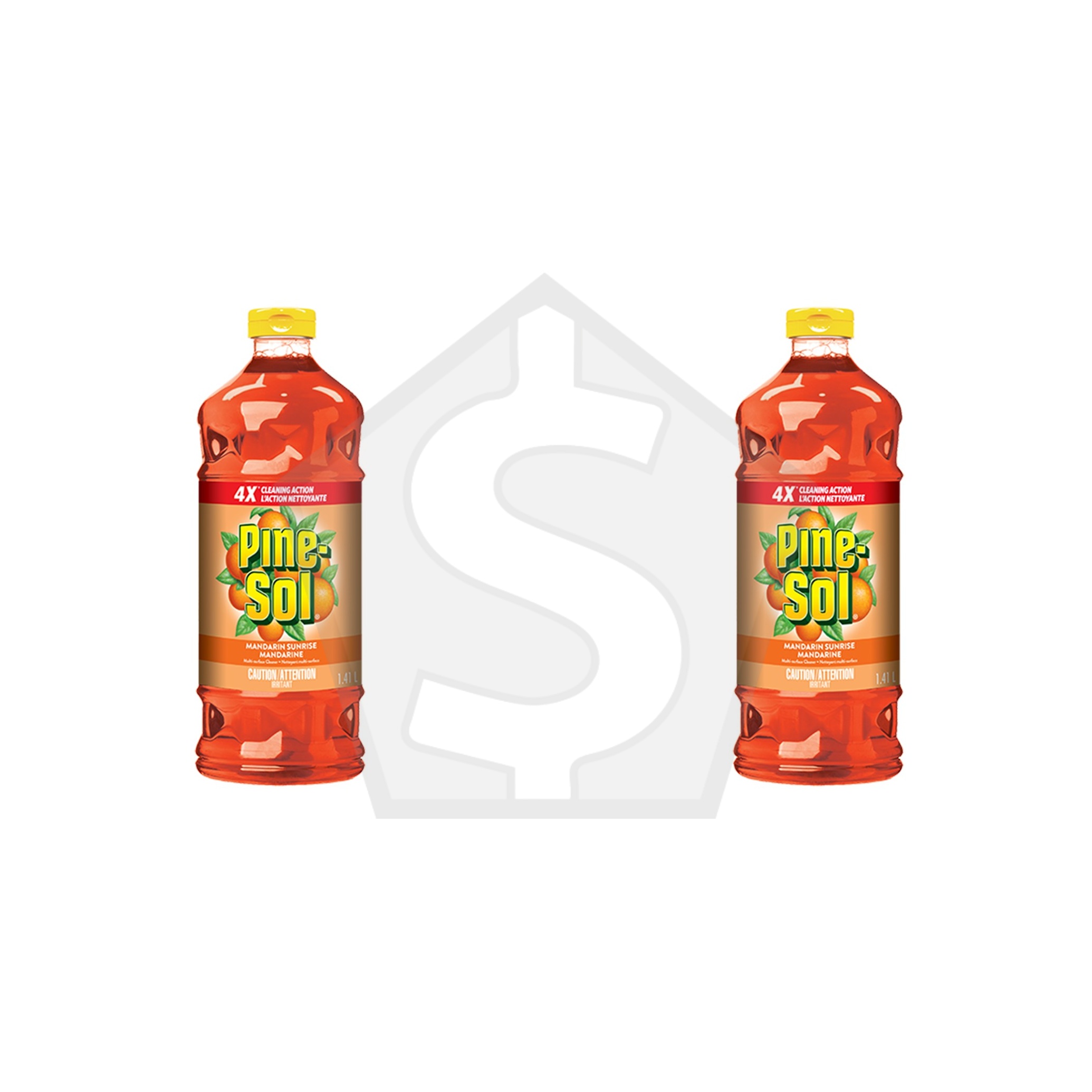 Bundle of 2 - PINE-SOL Multi-Purpose Cleanser - 1.4L / Mandarine Sunrise