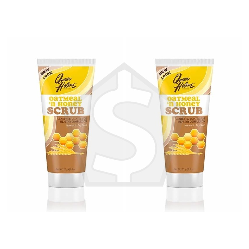 Bundle of 2 - QUEEN HELENE Oatmeal n Honey Scrub (6oz)