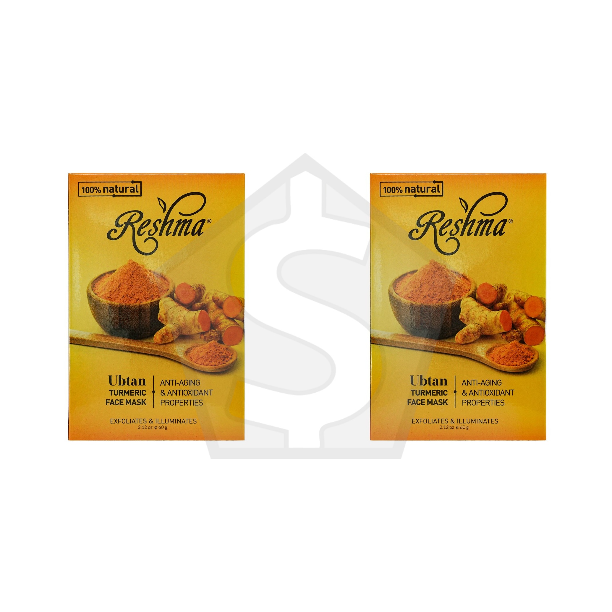 Bundle of 2 - RESHMA Ubtan - Turmeric Face Mask (2.12oz)