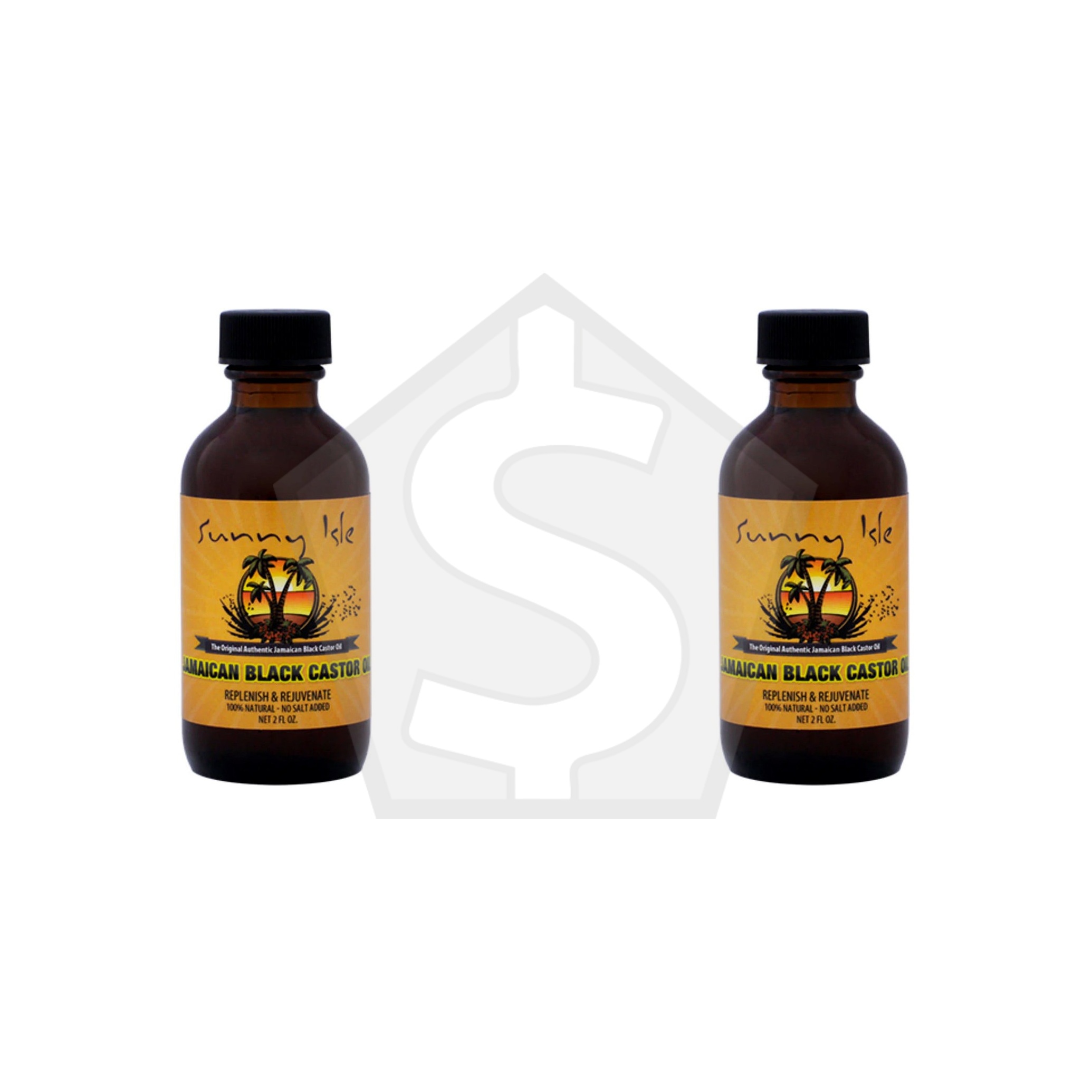 Bundle of 2 - SUNNY ISLE Jamaican Black Castor Oil - 2oz / Original