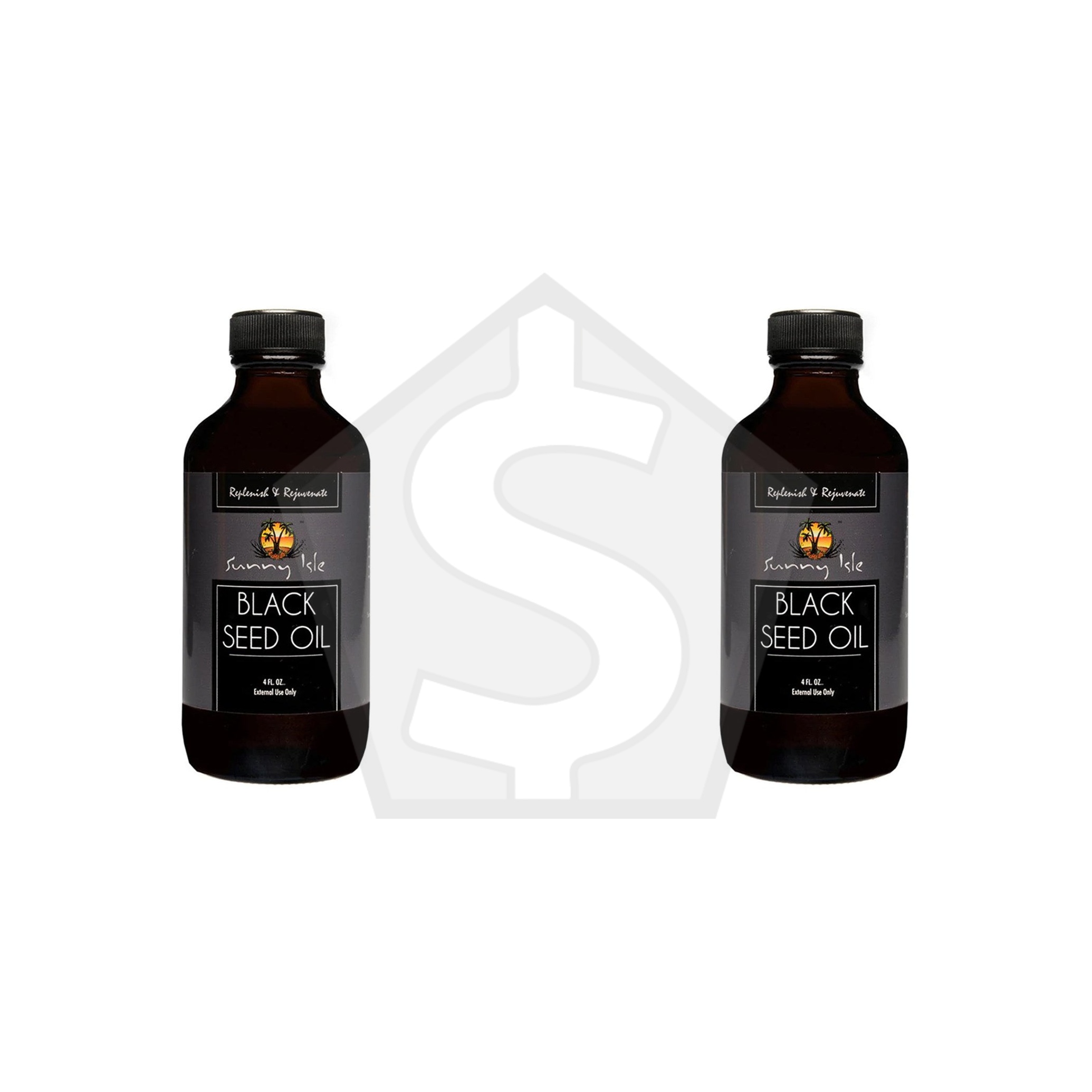 Bundle of 2 - SUNNY ISLE Black Seed Oil (4oz)