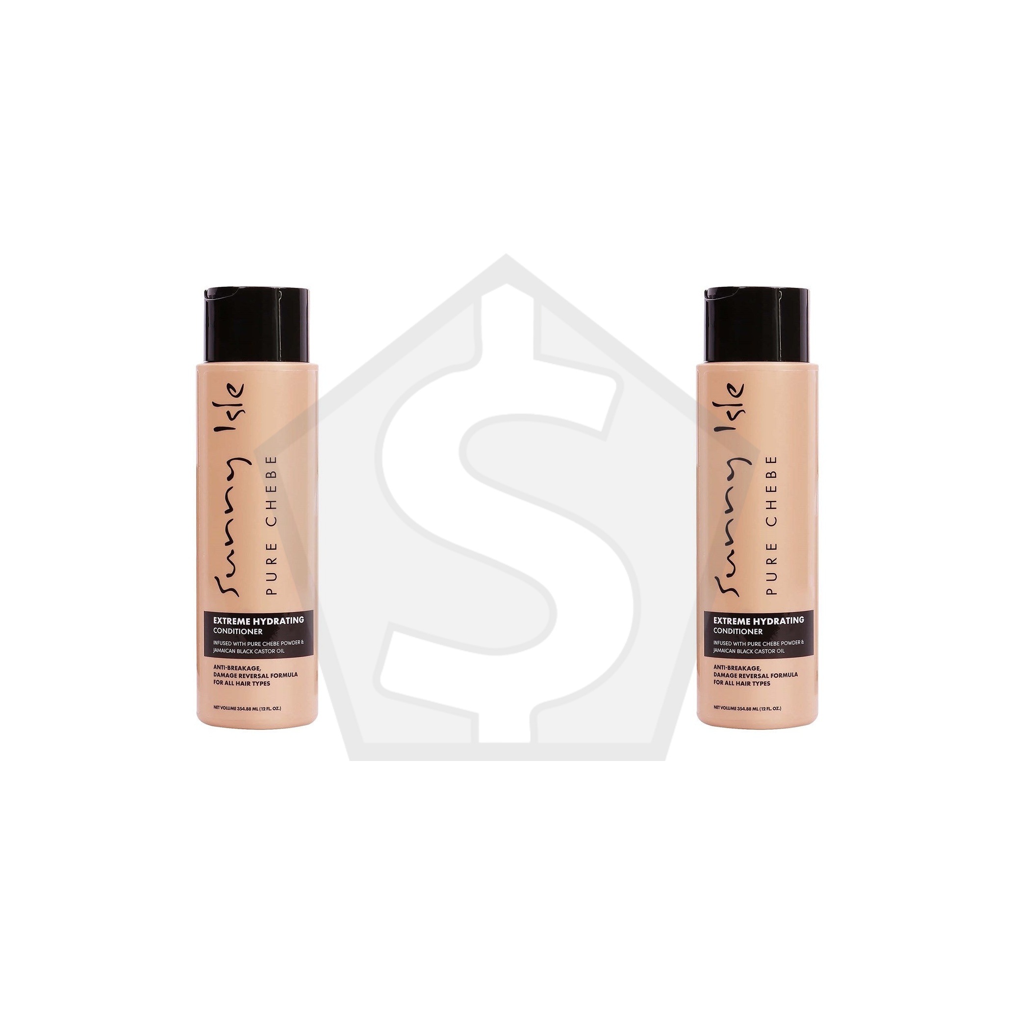 SUNNY ISLE Pure Chebe Extreme Hydrating Conditioner (12oz) - Pack of 2