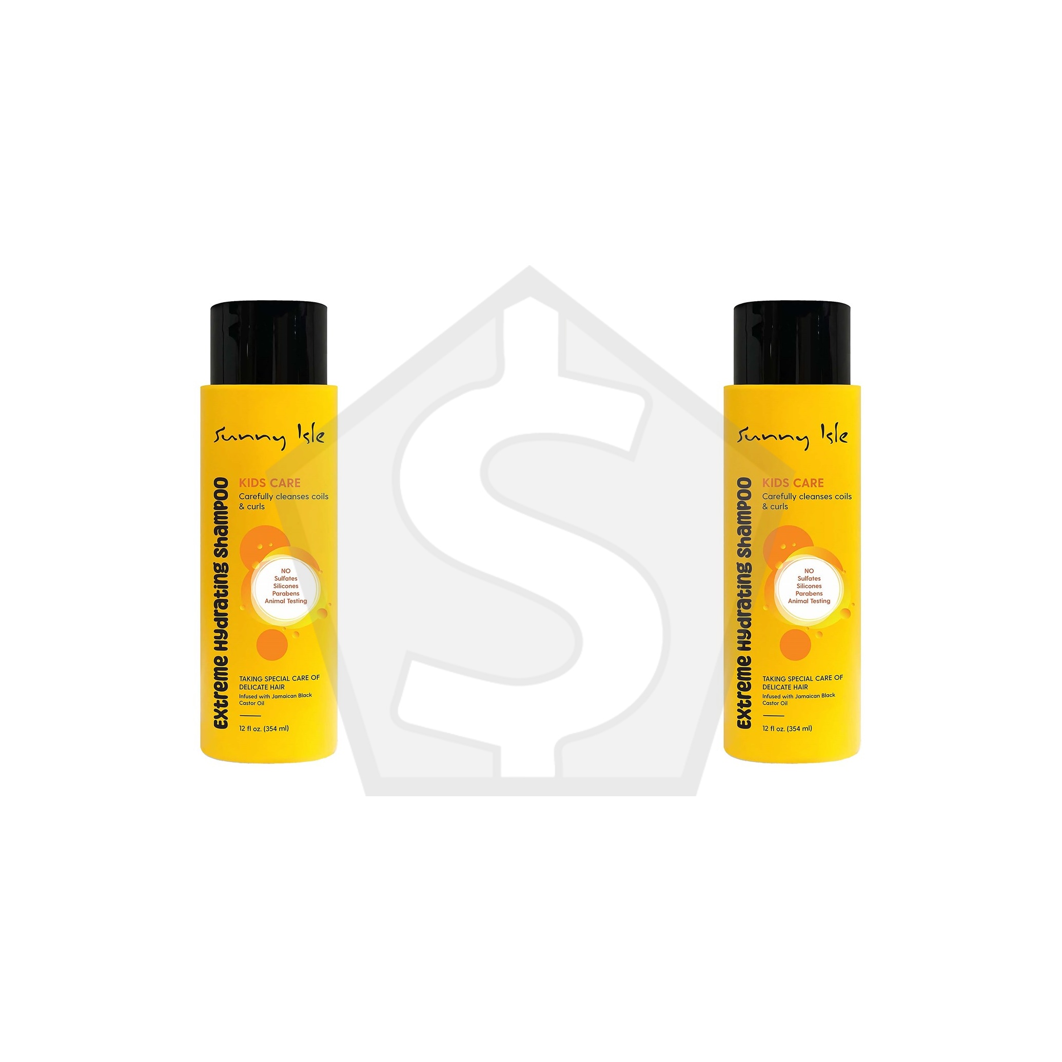 SUNNY ISLE Kids Care Extreme Hydrating Shampoo (12oz) - Pack of 2