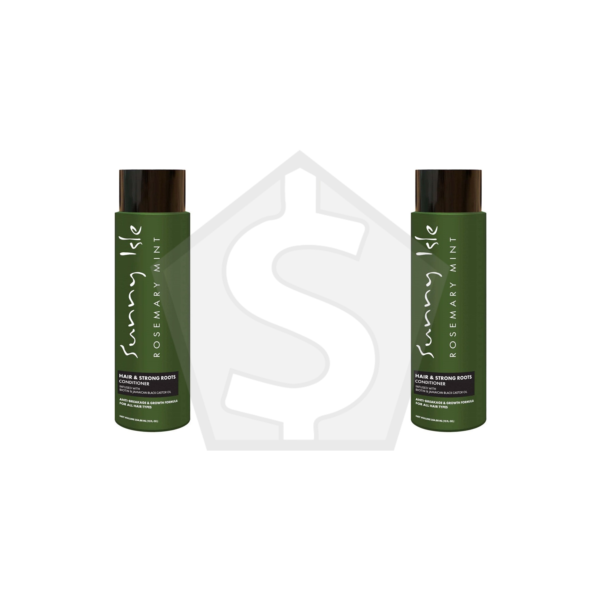 SUNNY ISLE Rosemary Mint Hair & Strong Roots Conditioner (12oz) - Pack of 2