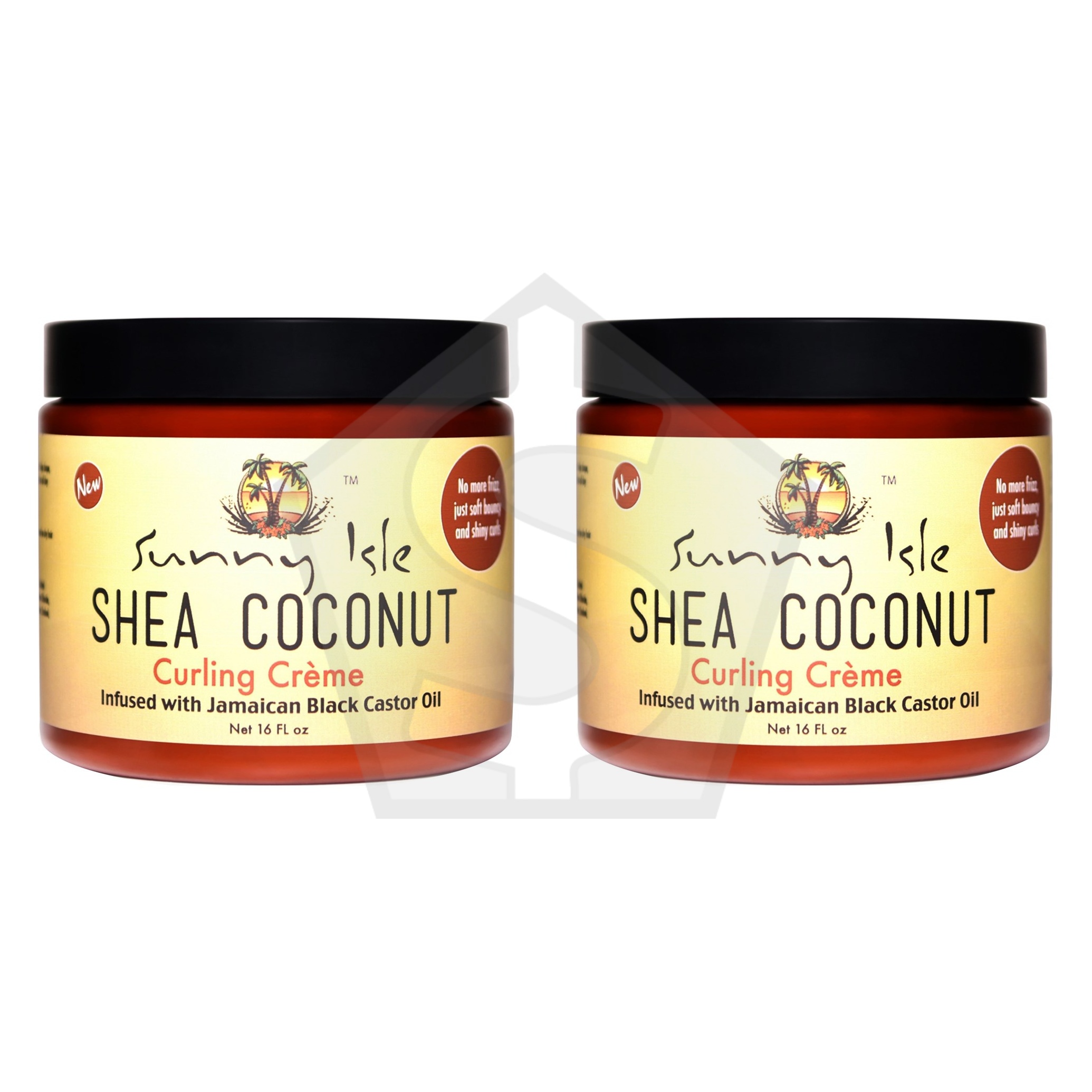 SUNNY ISLE Shea Coconut Curling Creme(16oz) - Pack of 2