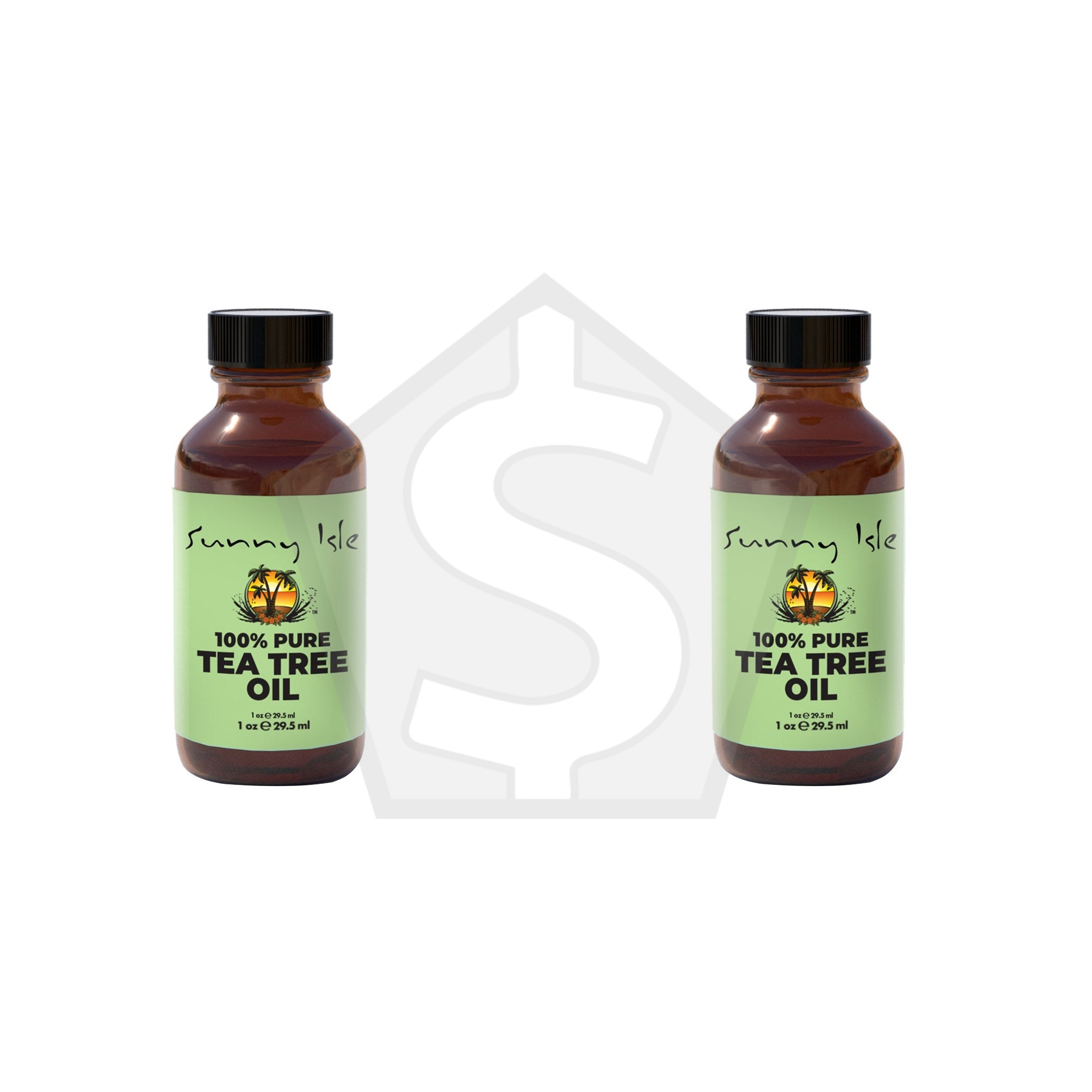 Bundle of 2 - SUNNY ISLE 100% Pure Tea Tree Oil (1oz)