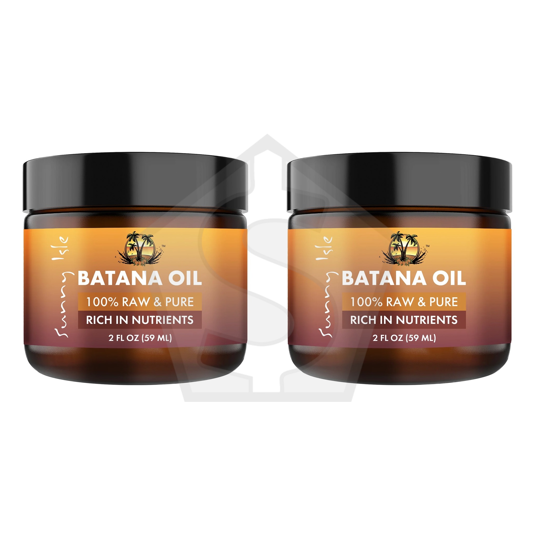 Bundle of 2 - SUNNY ISLE 100% Pure & Raw Batana Oil (2oz)