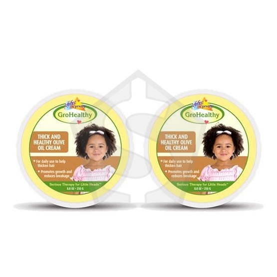 Bundle of 2 - SOFN'FREE Pretty Grohealthy Thick&Healthy Olive Oil Cream (8oz)