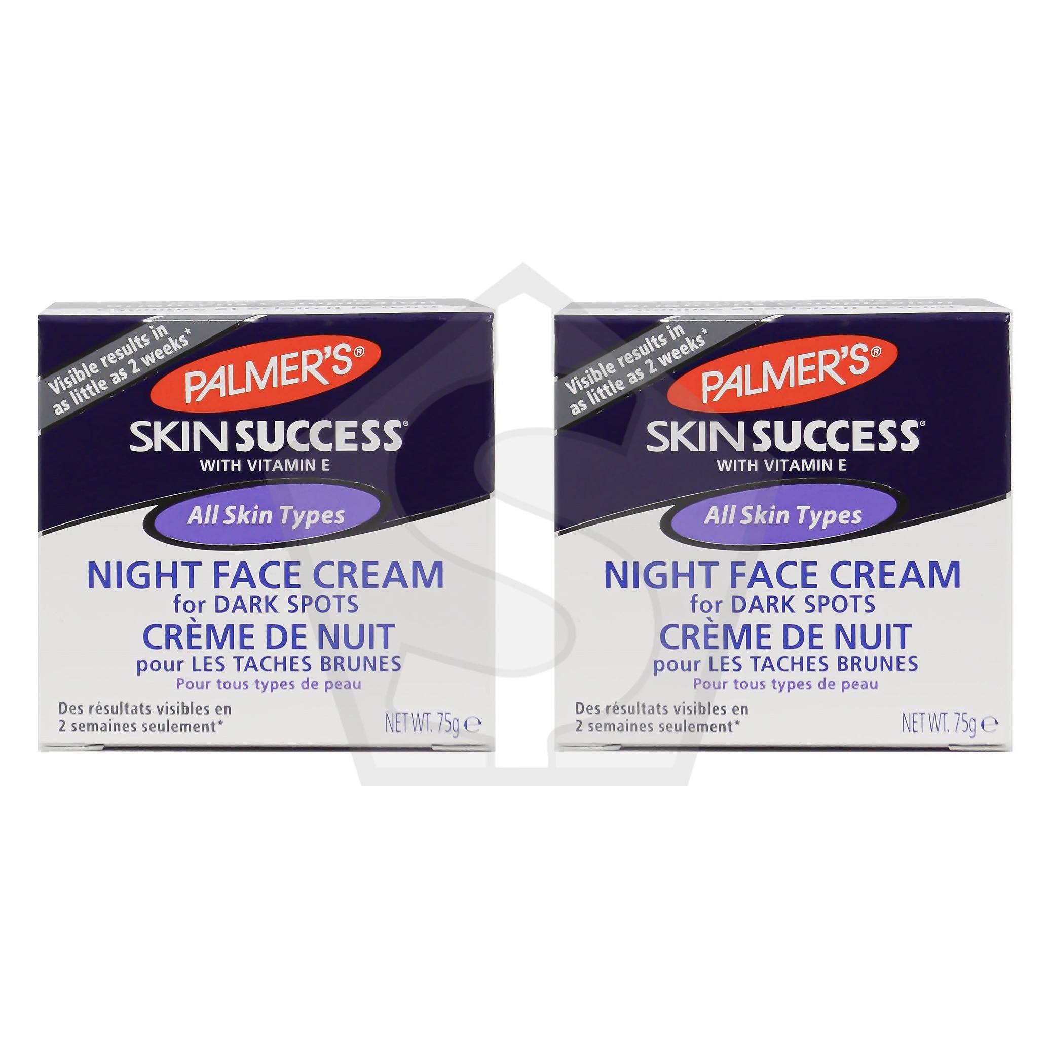 Bundle of 2 - SKIN SUCCESS Night Face Cream for Dark Spots (2.7oz)