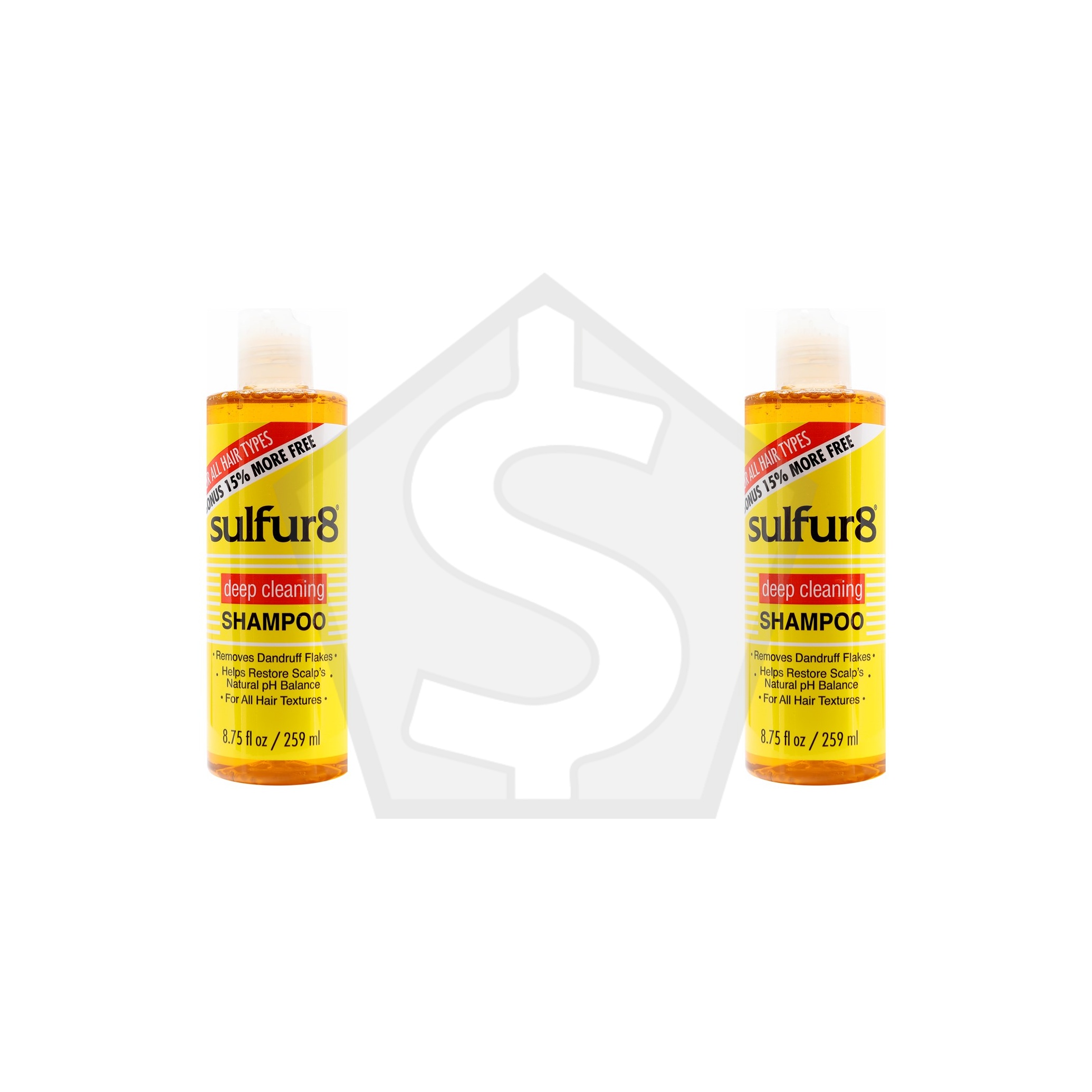 Bundle of 2 - SULFUR8 Deep Cleansing Shampoo (7.5oz)