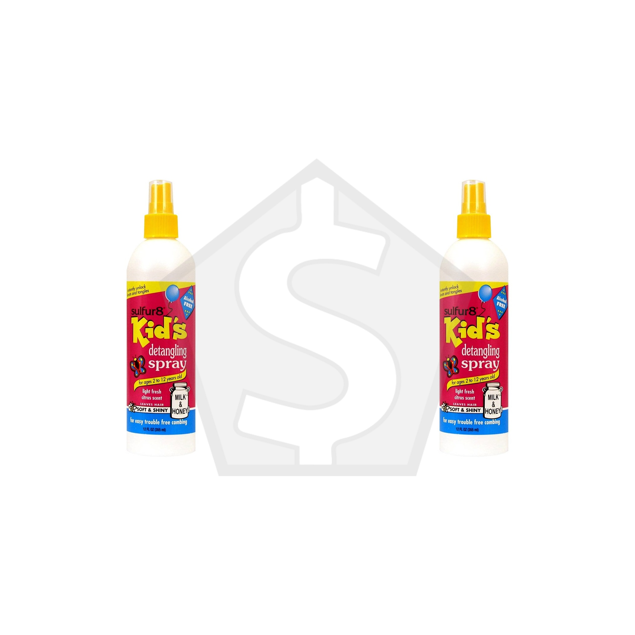 Bundle of 2 - SULFUR8 Kids Detangling Spray (12oz)