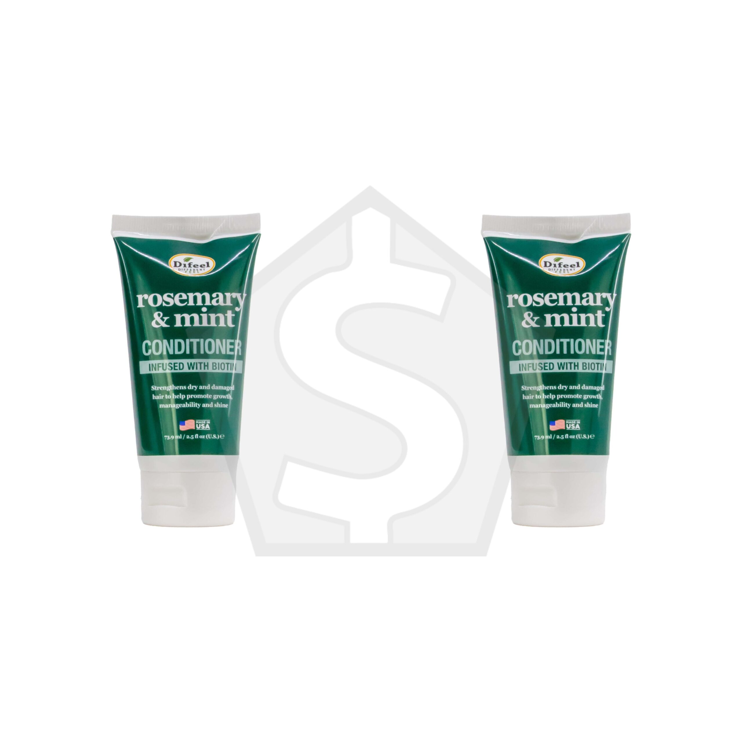 Difeel(Sunflower) Rosemary Mint Strengthening Conditioner - 2.5oz - Pack of 2