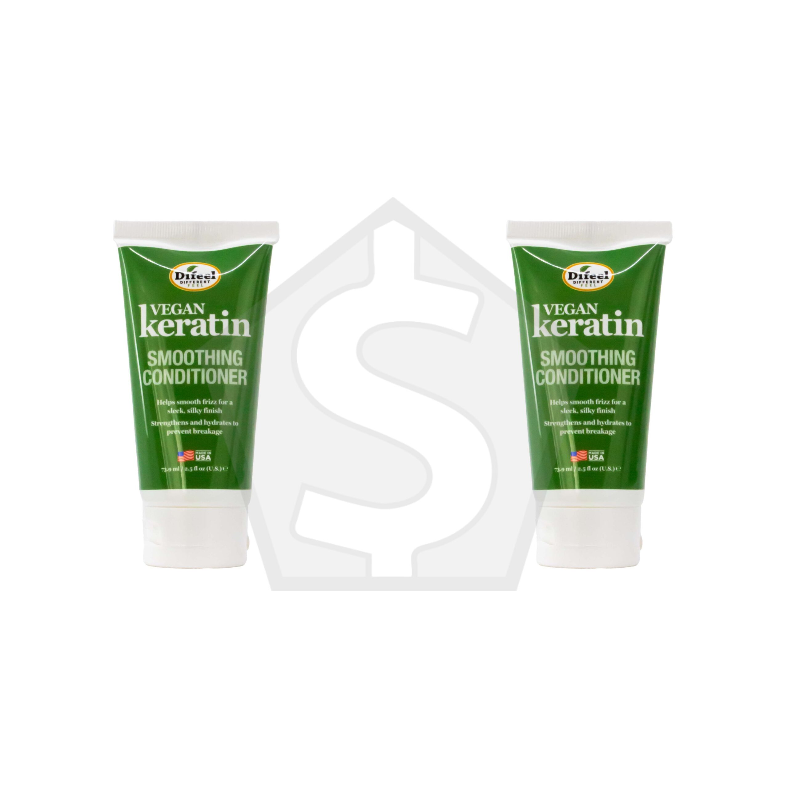 Bundle of 2 - Difeel(Sunflower) Vegan Keratin Smoothing Conditioner - 2.5oz